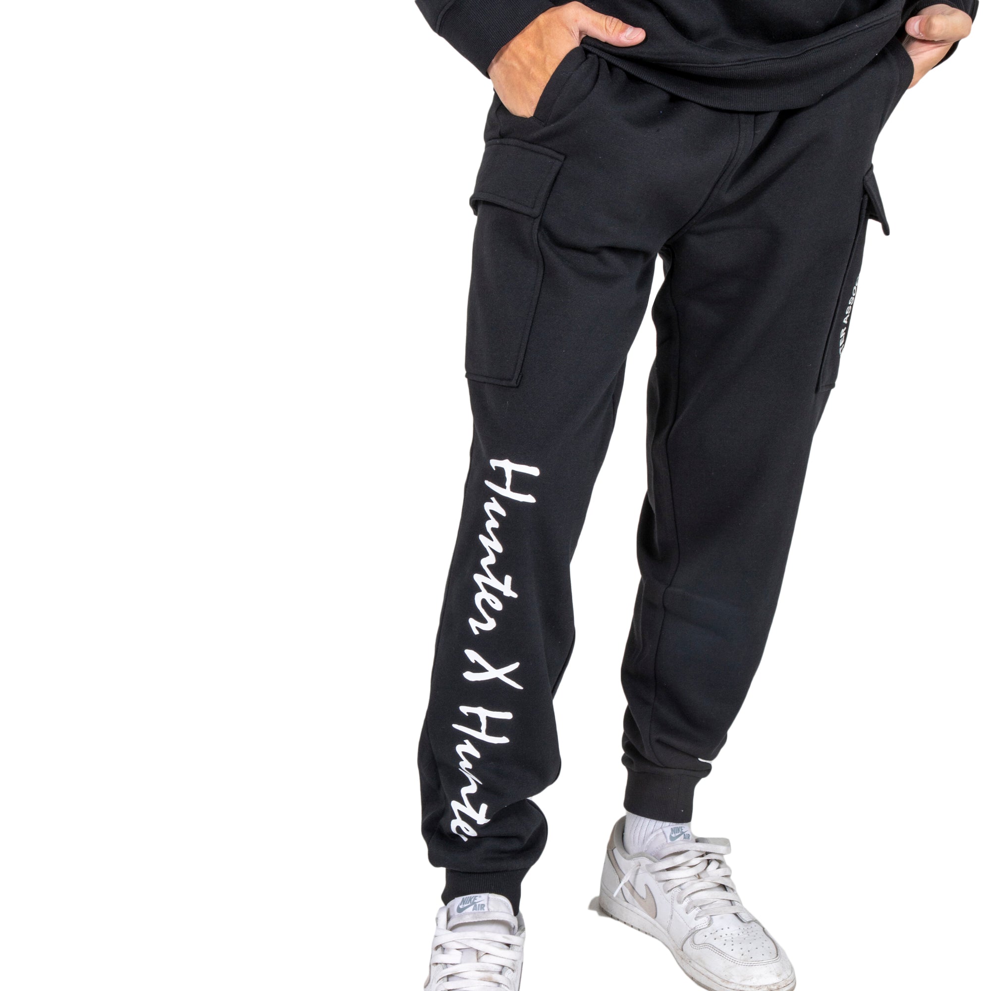 Hunter X Hunter Hunter Association Men's Black Hoodie & Jogger Set