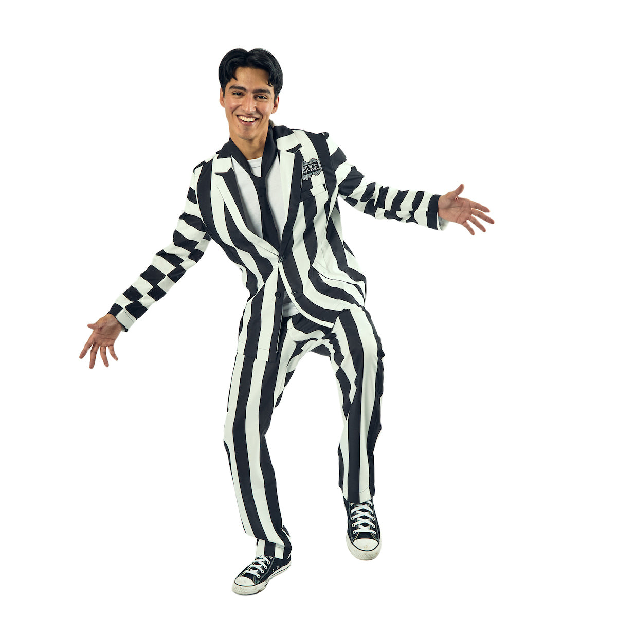 Beetlejuice Betelgeuse Men's 3-Piece Cosplay Set