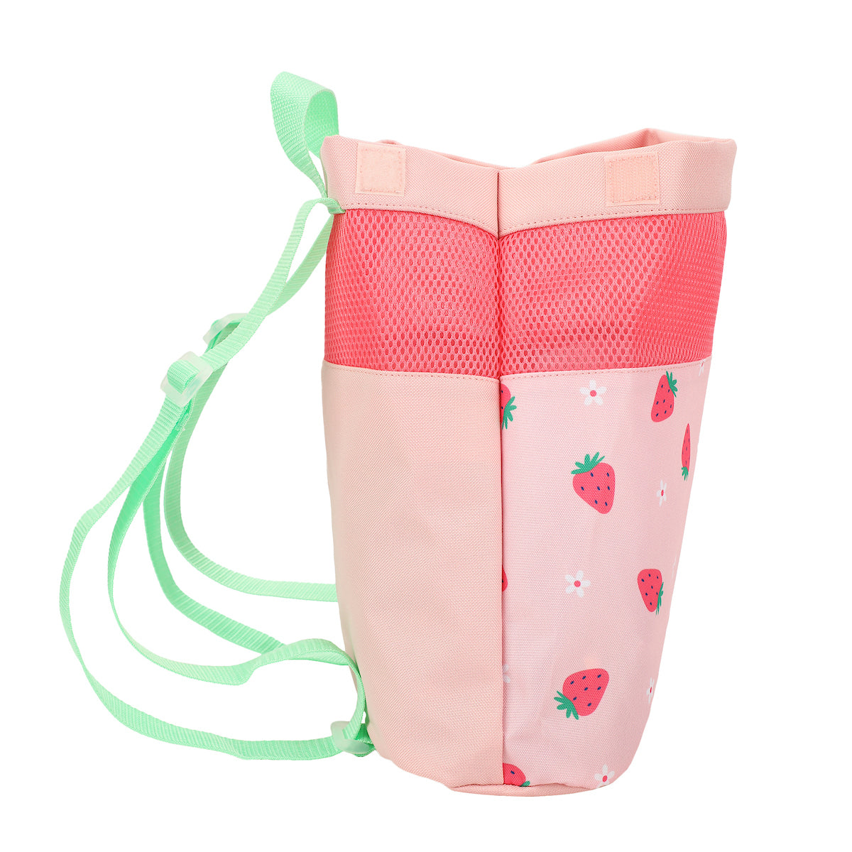 Little Me Strawberry Print Toddler Hat and Backpack Set