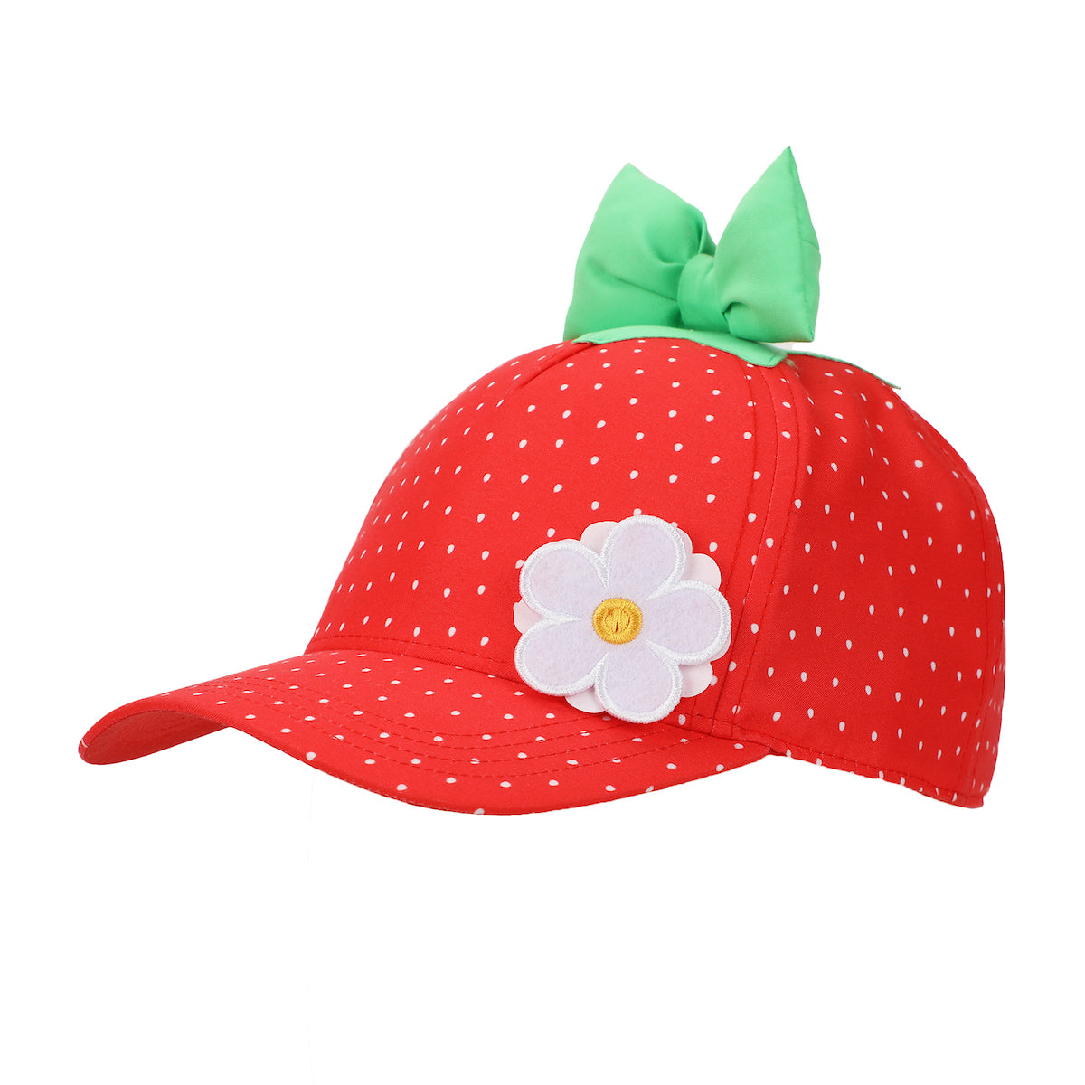 Little Me Strawberry Print Toddler Hat and Backpack Set