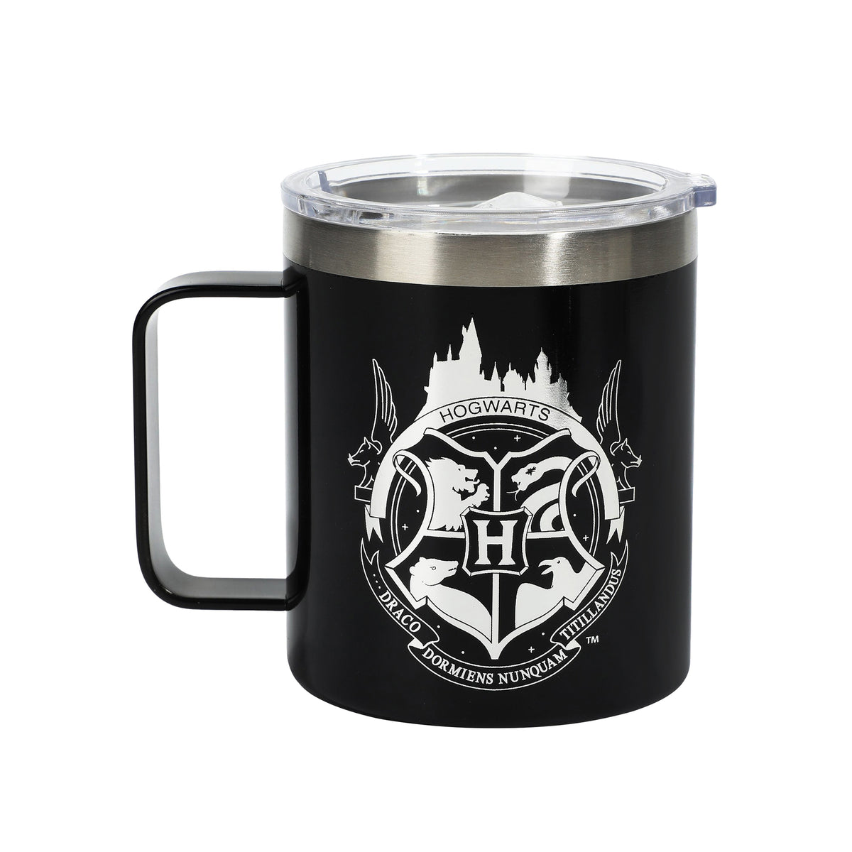 Harry Potter Hogwarts 14 oz Stainless Steel Mug with Socks