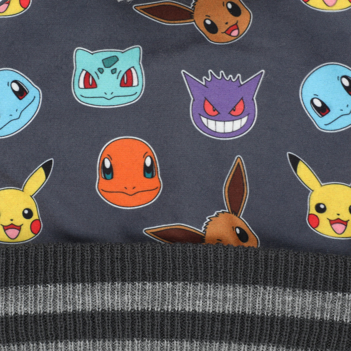 Pokemon Character Collage Youth Cuffed Beanie and Gloves Set