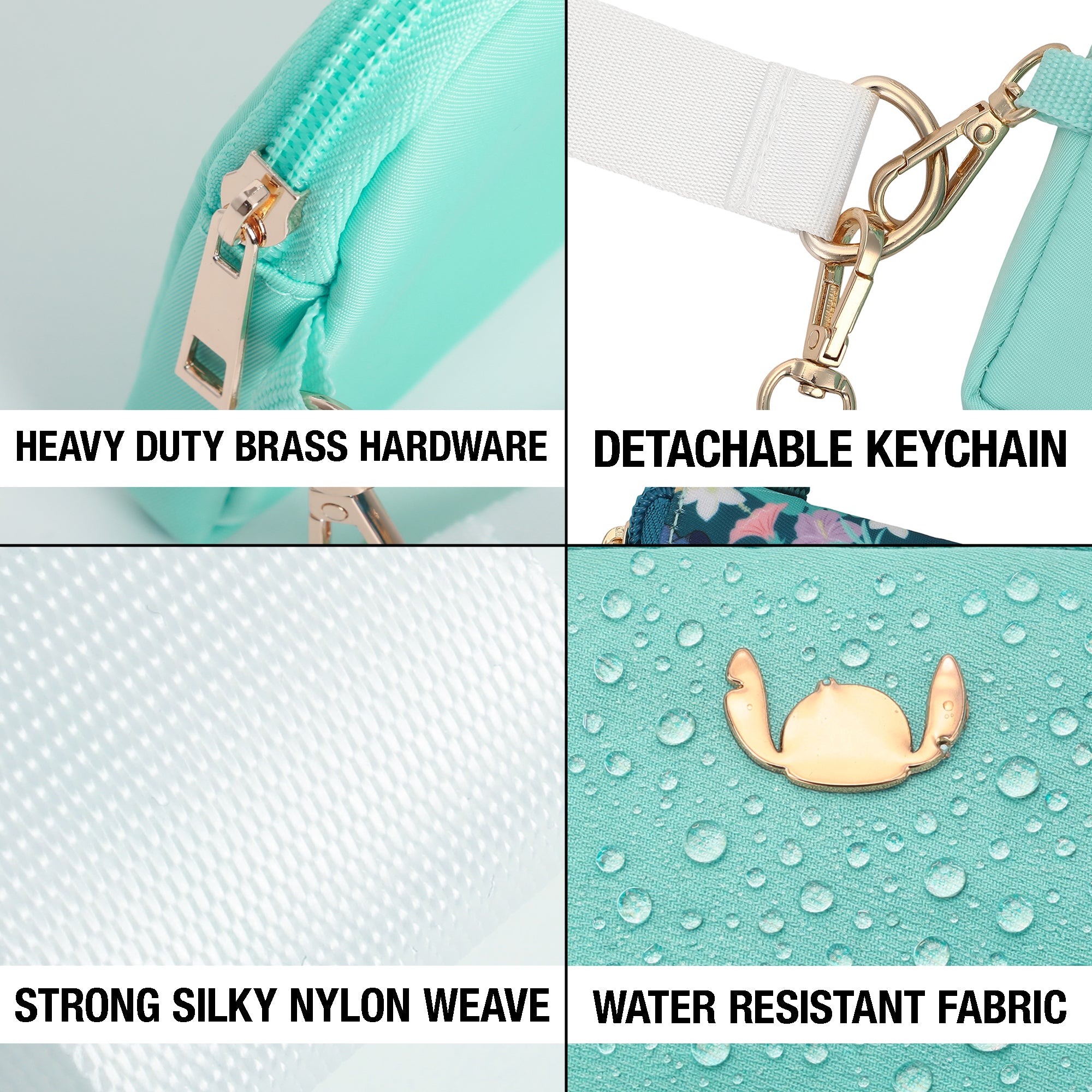 Lilo & Stitch Tropical Character Print 2-Piece Women's Coin Purse & Wristlet