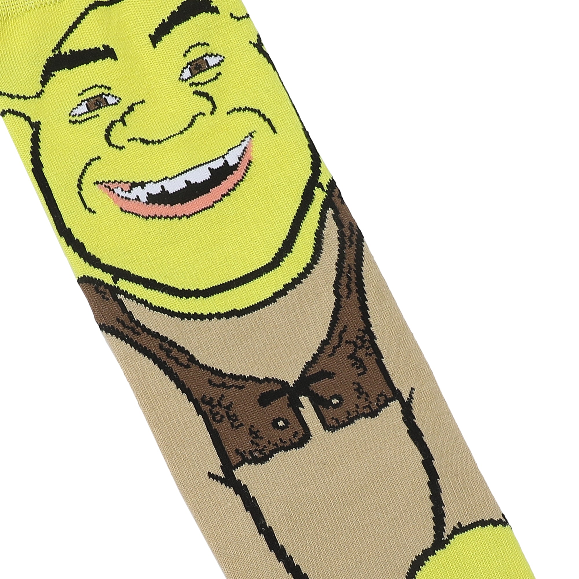 Shrek Men's Green Casual Crew Socks