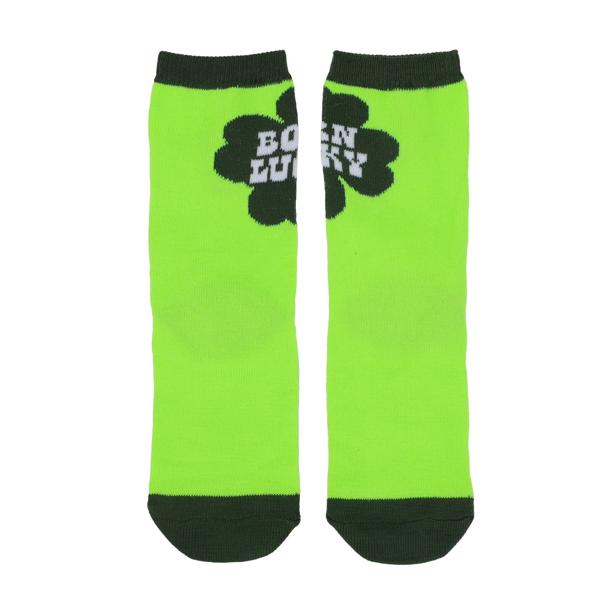 St. Patrick's Day Born Lucky Youth 3-Pack Crew Socks