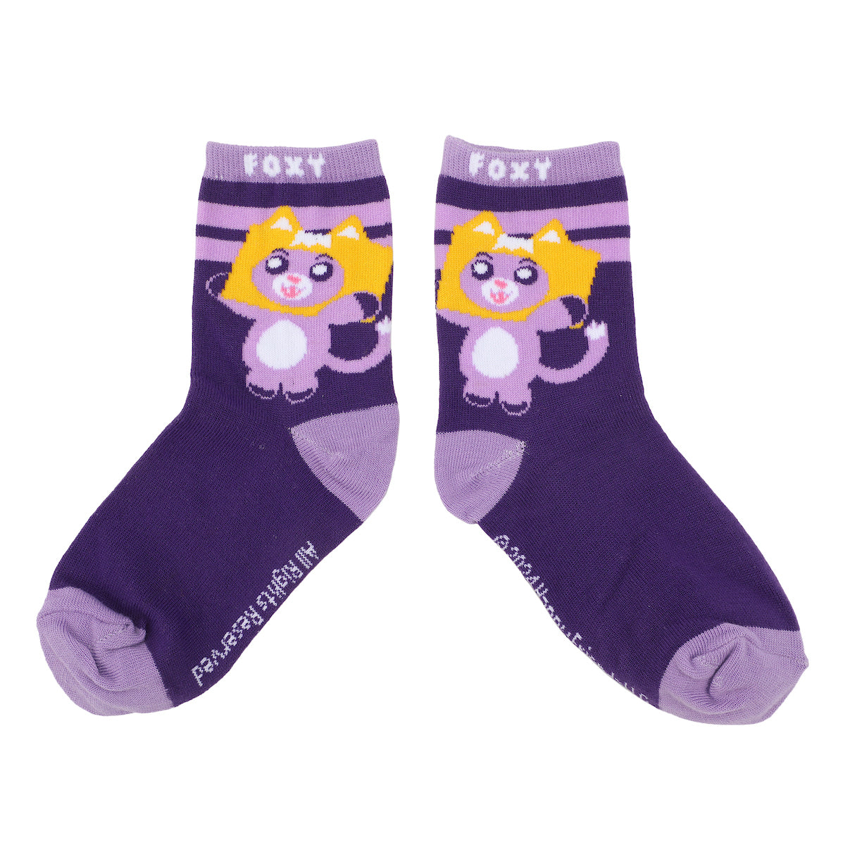 LankyBox Boxy & Foxy Kid's 3-Pair Crew Socks