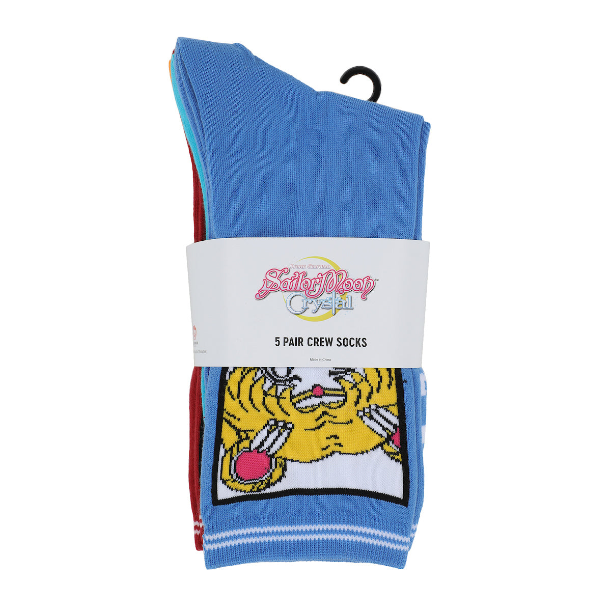 Sailor Moon Characters Women's 5-Pair Casual Crew Socks