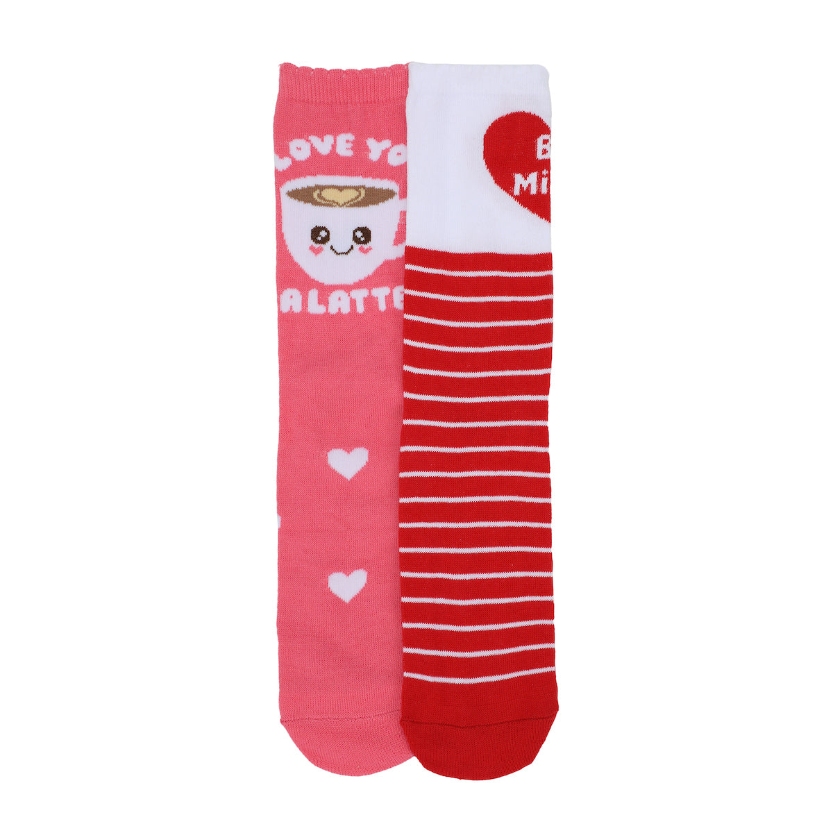 Valentine's Day Love Inspired Adult Crew Socks 2-Pack
