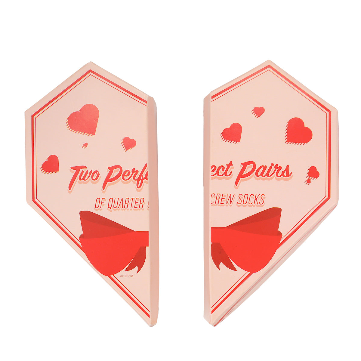 Valentine's Day Love Inspired Adult Crew Socks 2-Pack