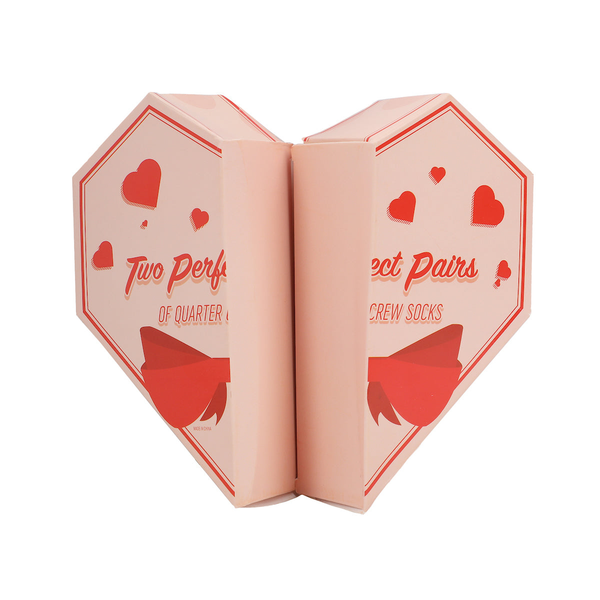 Valentine's Day Love Inspired Adult Crew Socks 2-Pack