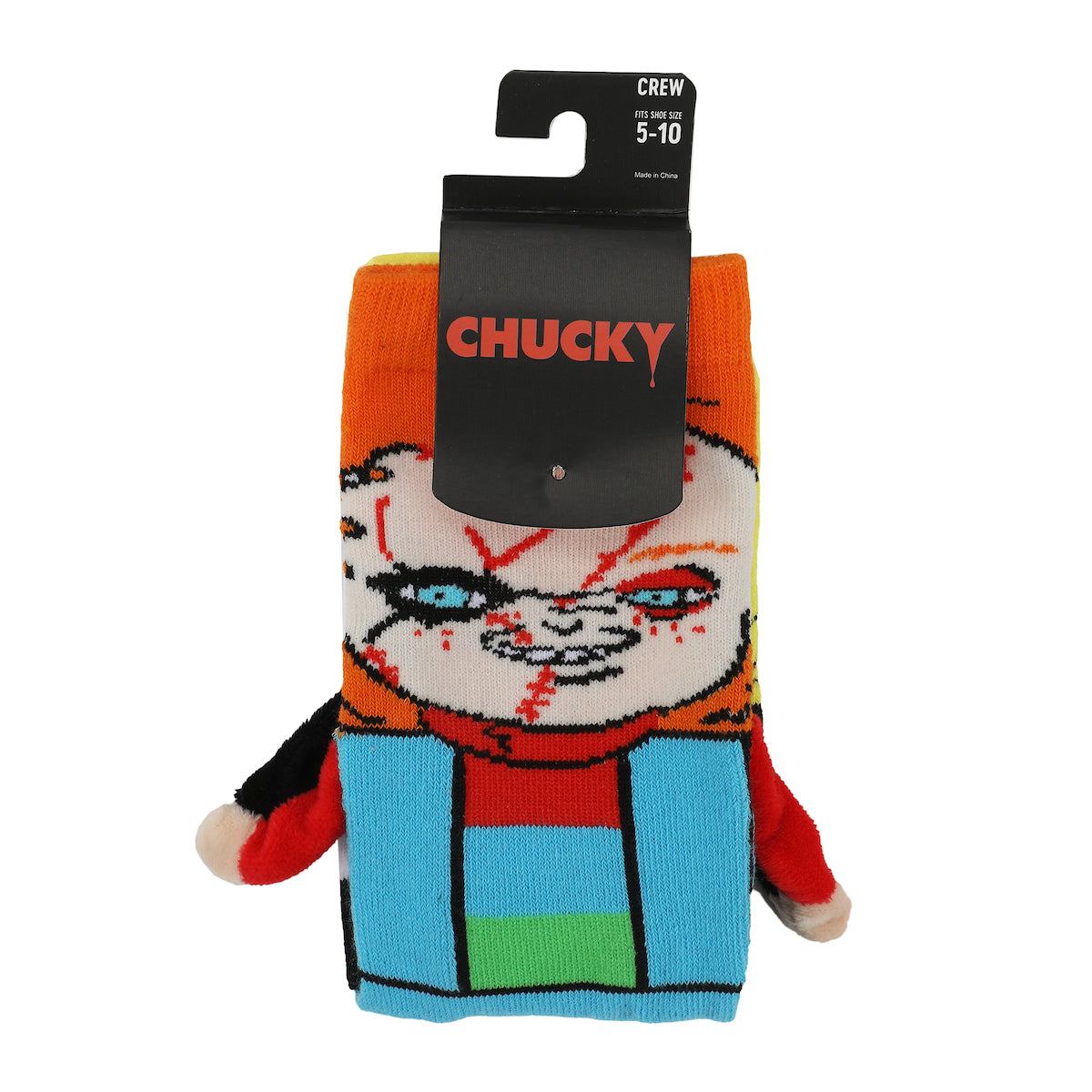 Chucky & The Bride Of Chucky Women's Casual Crew Magnetic Hand Holding Socks