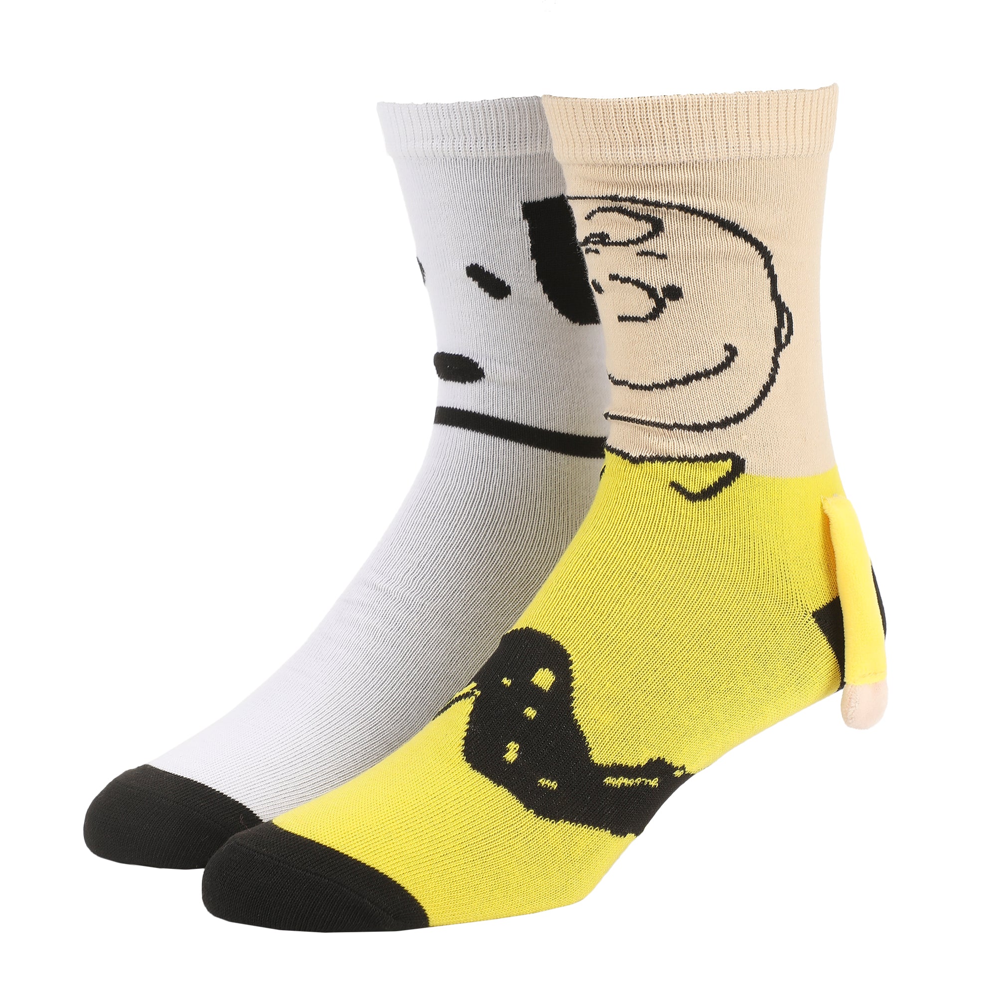 Peanuts Snoopy and Charlie Brown Holding Hands Womens Casual Crew Sock