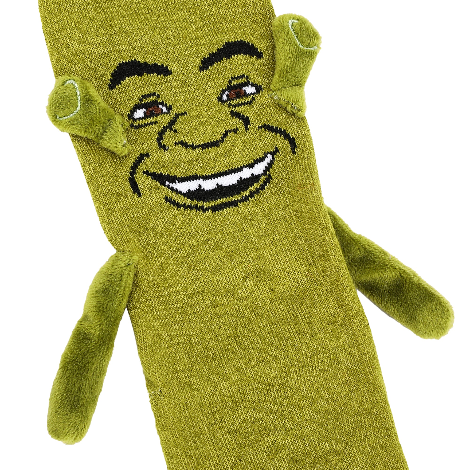 Shrek & Donkey Women's Crew Socks With 3D Arms-OSFA