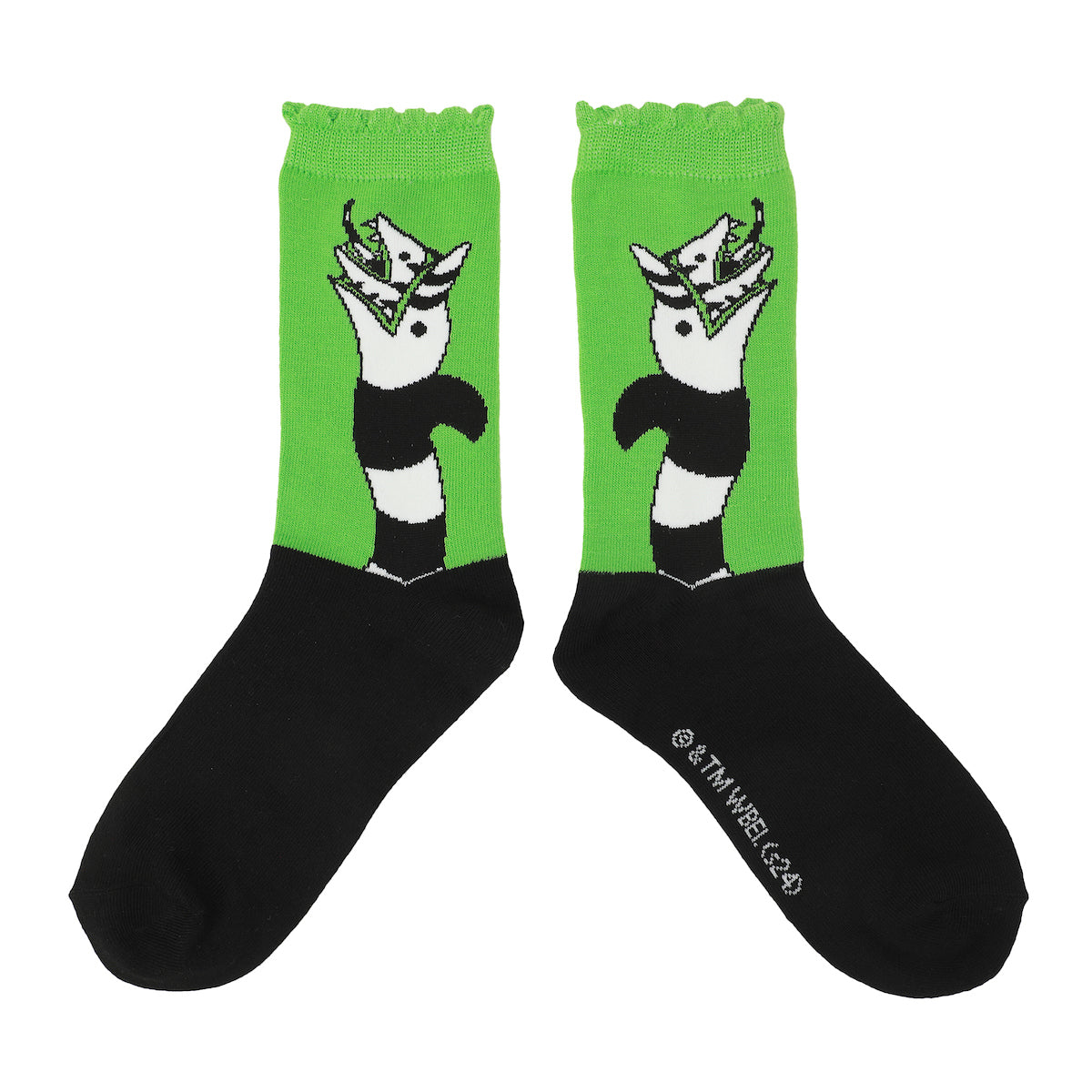Beetlejuice Chibi Character Art Women's 5-Pair Casual Crew Socks