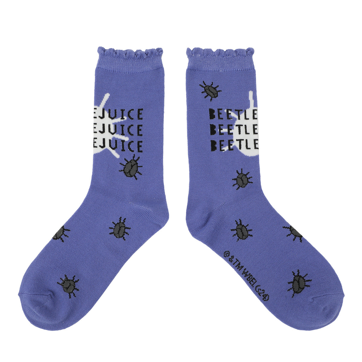 Beetlejuice Chibi Character Art Women's 5-Pair Casual Crew Socks