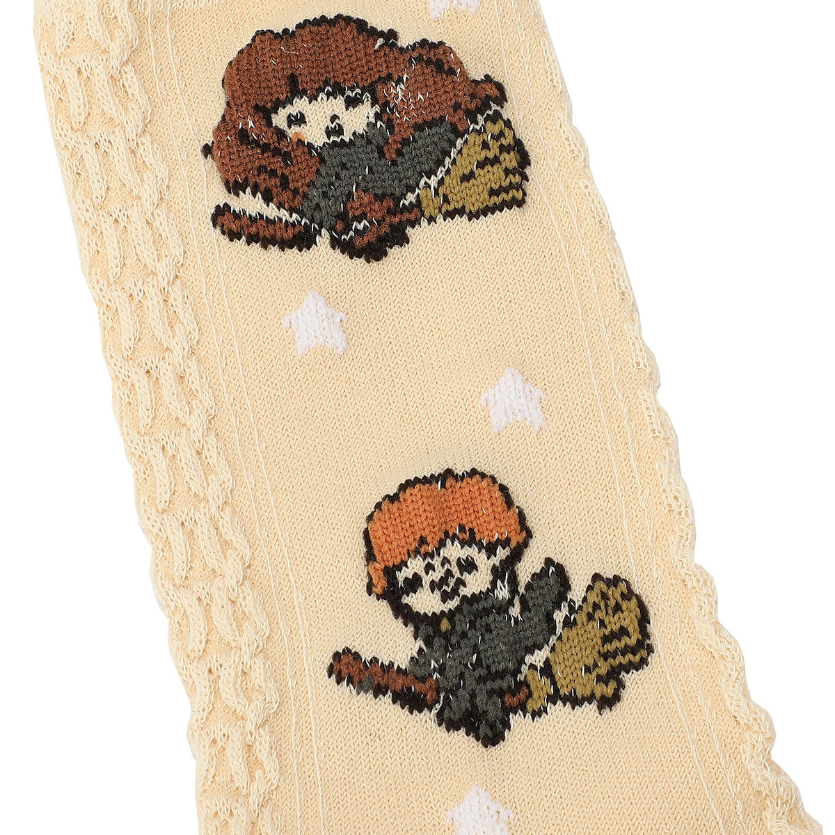 Harry Potter Chibi Characters Riding Brooms Women's Casual Crew Socks