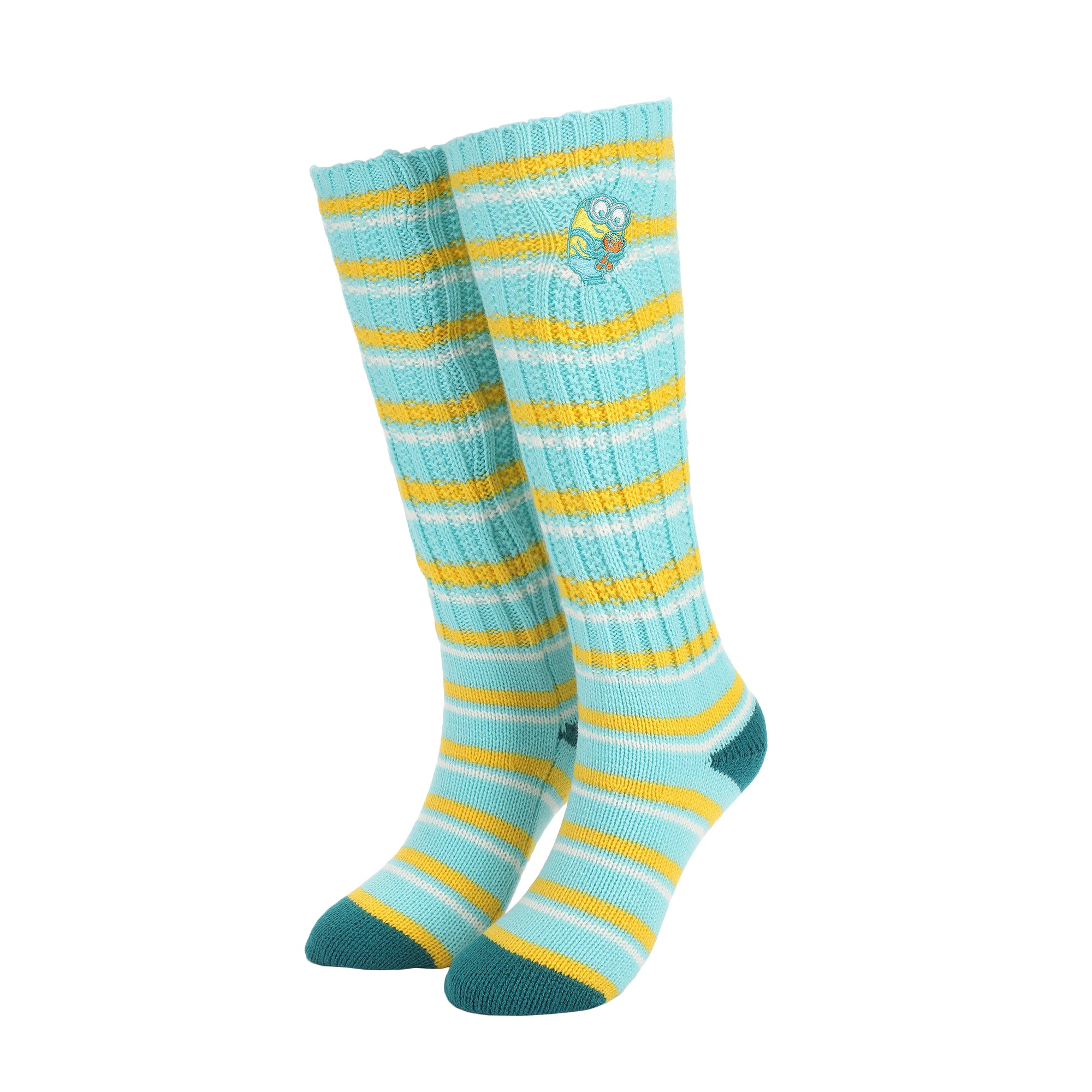 Minions Embroidered Minions Women's Slouch Crew Socks