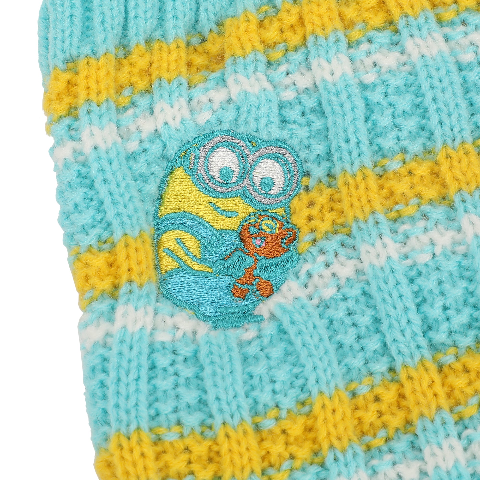 Minions Embroidered Minions Women's Slouch Crew Socks