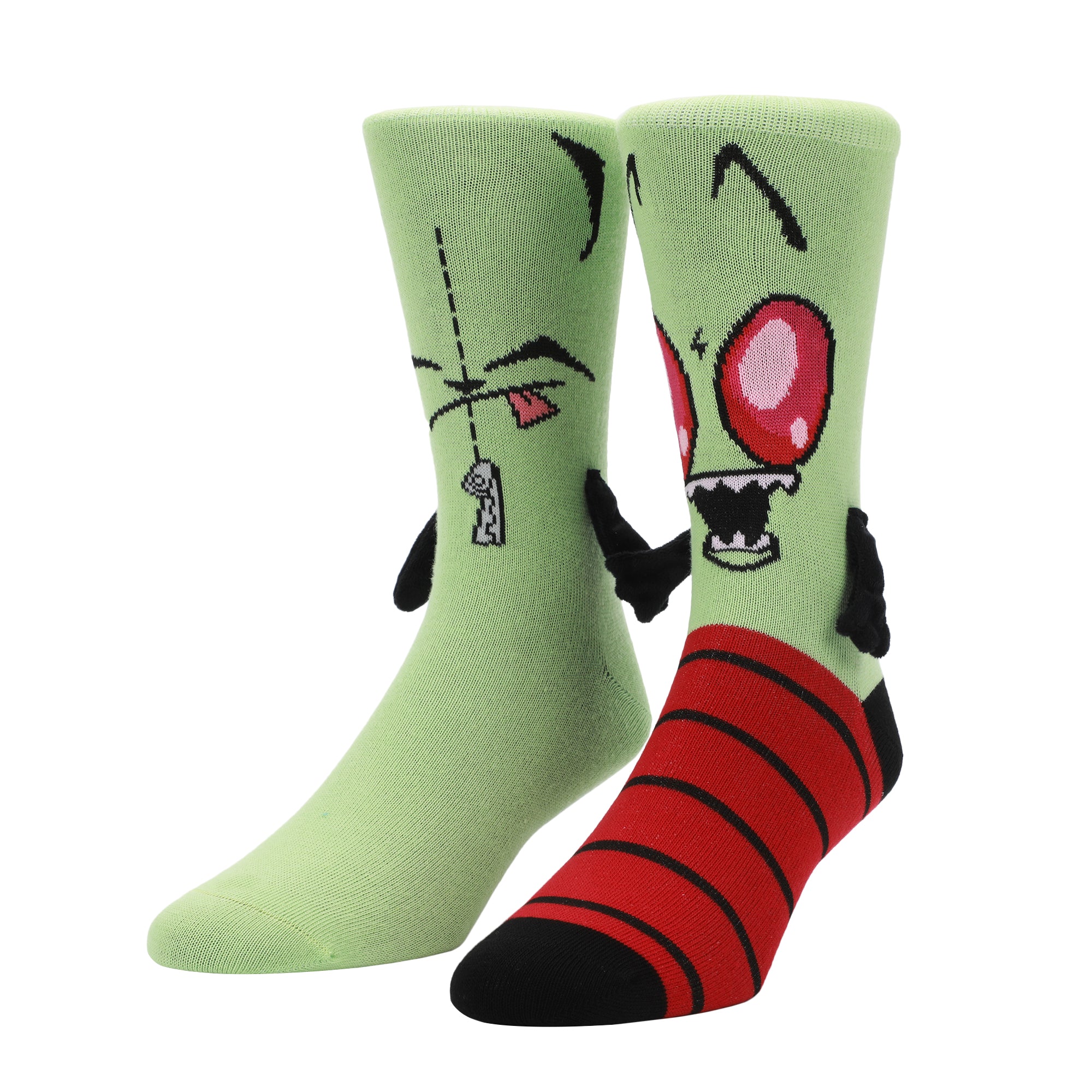 Invader Zim Gir & Zim Women's Casual Crew Socks