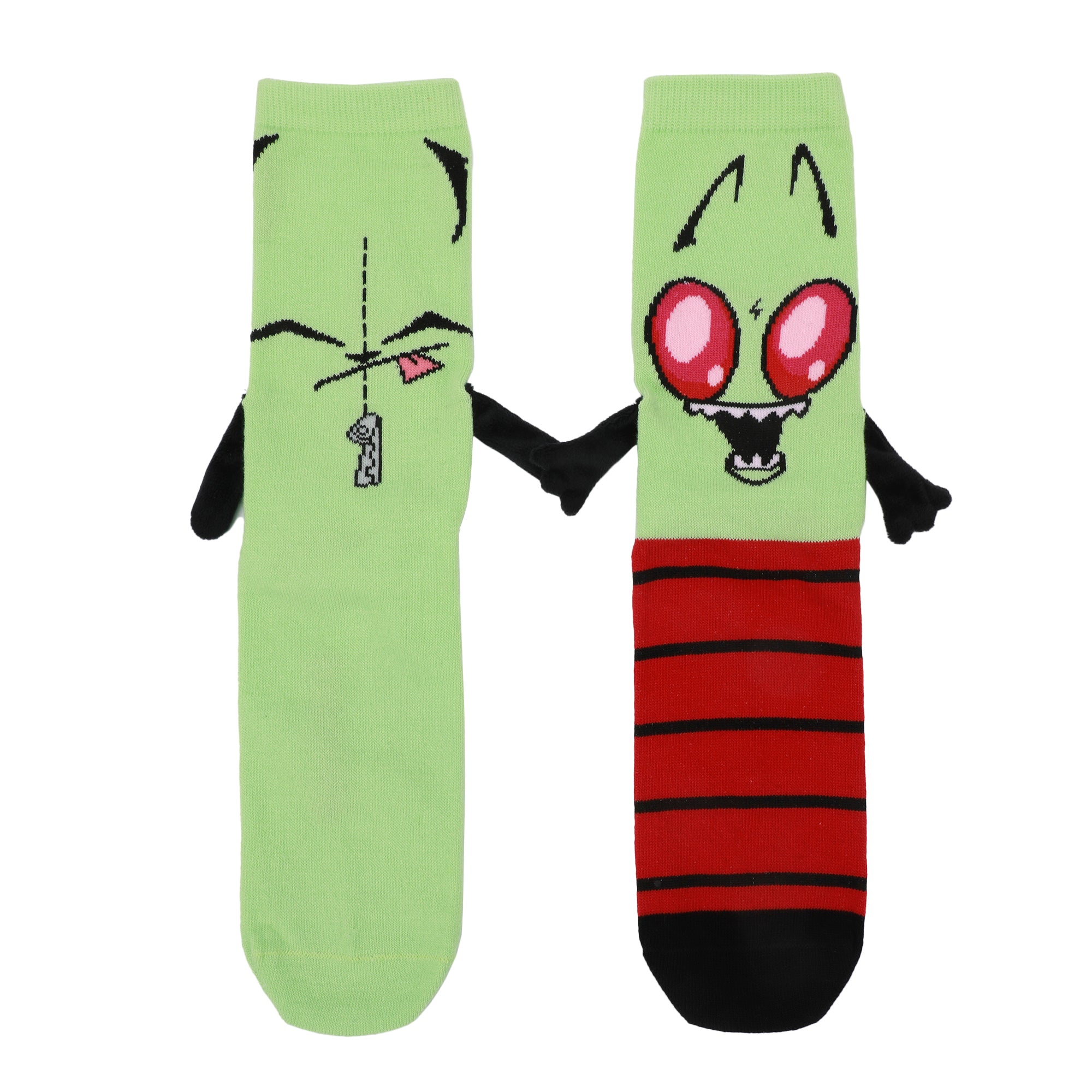 Invader Zim Gir & Zim Women's Casual Crew Socks