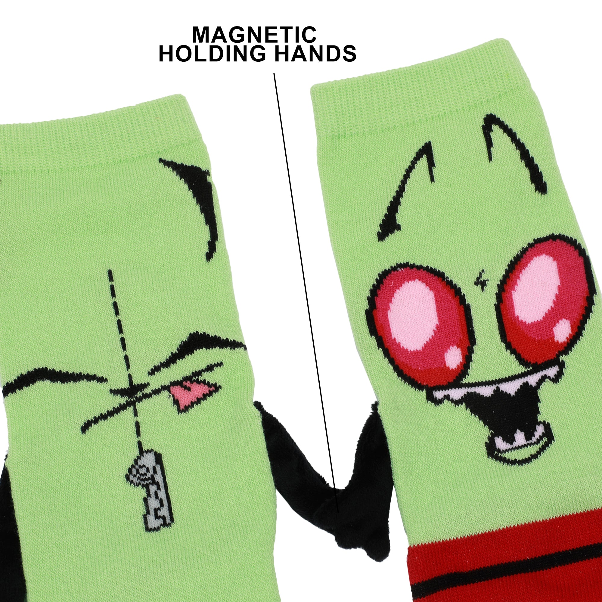Invader Zim Gir & Zim Women's Casual Crew Socks