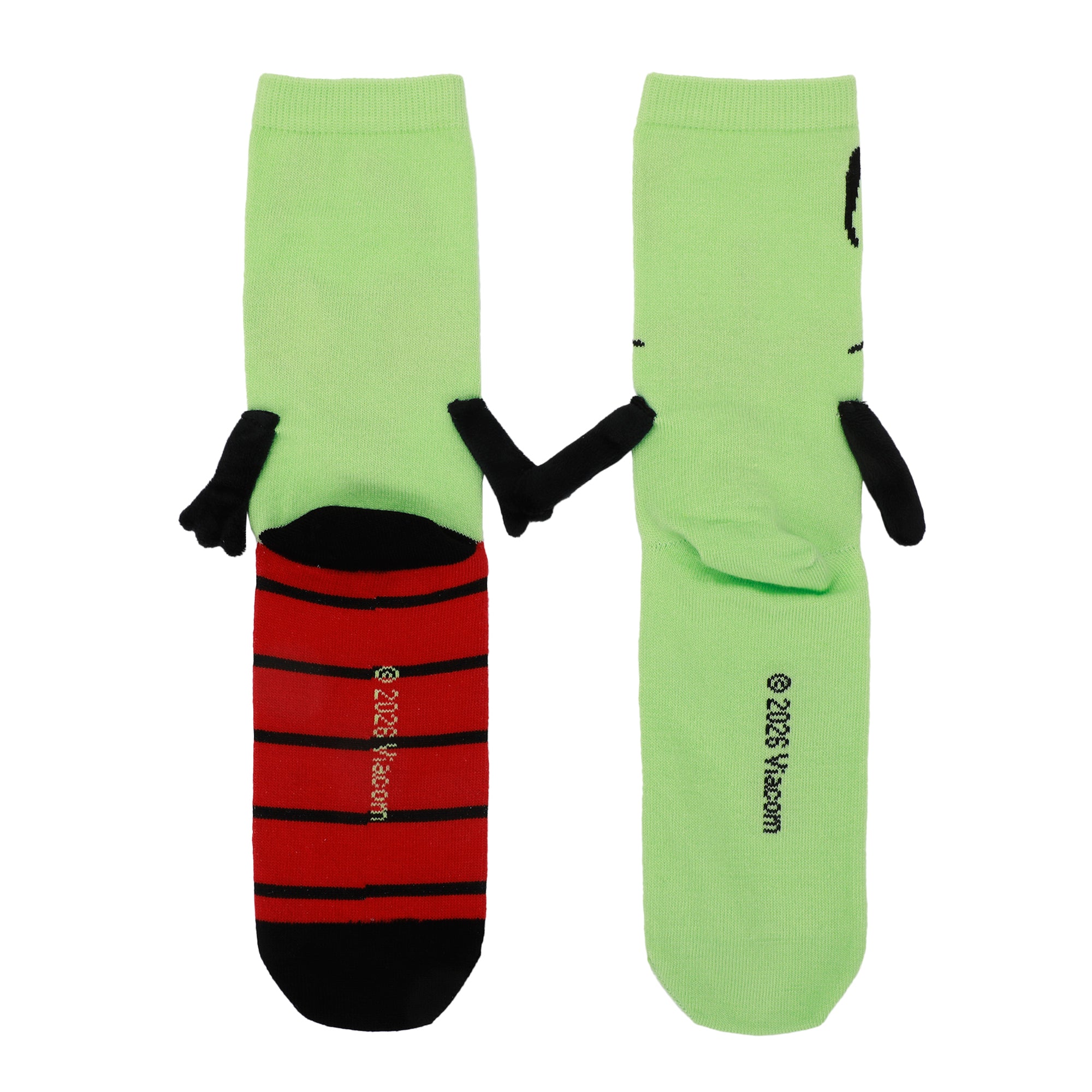 Invader Zim Gir & Zim Women's Casual Crew Socks