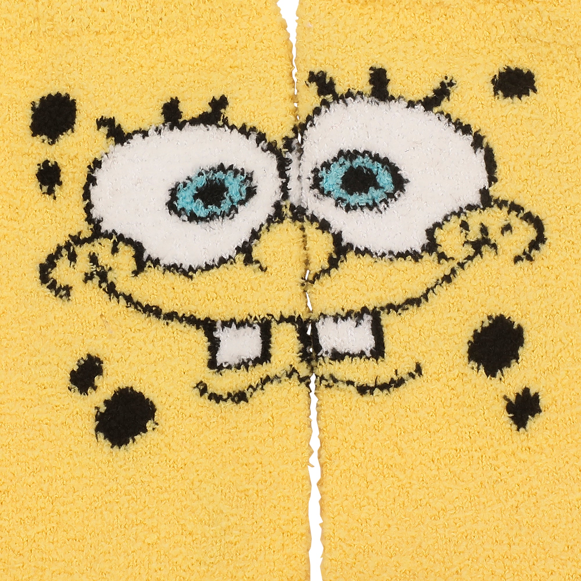 Spongebob Squarepants Spongebob and Patrick Womens Chenille Cozy Crew Socks
