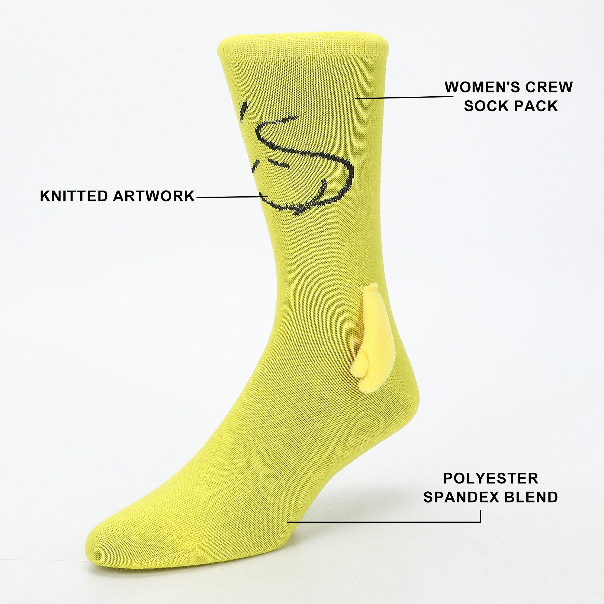 Peanuts Woodstock & Snoopy Women’s Crew Socks With Magnetic Holding Hands