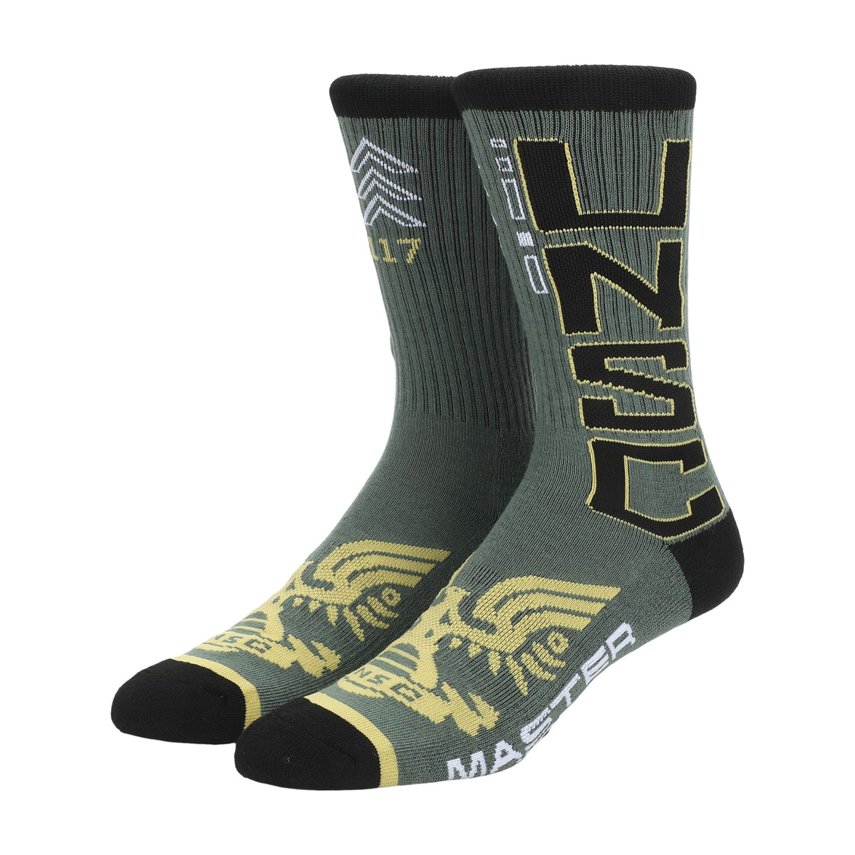 Halo Icon Athletic Crew Sock for Adult Fans, Olive