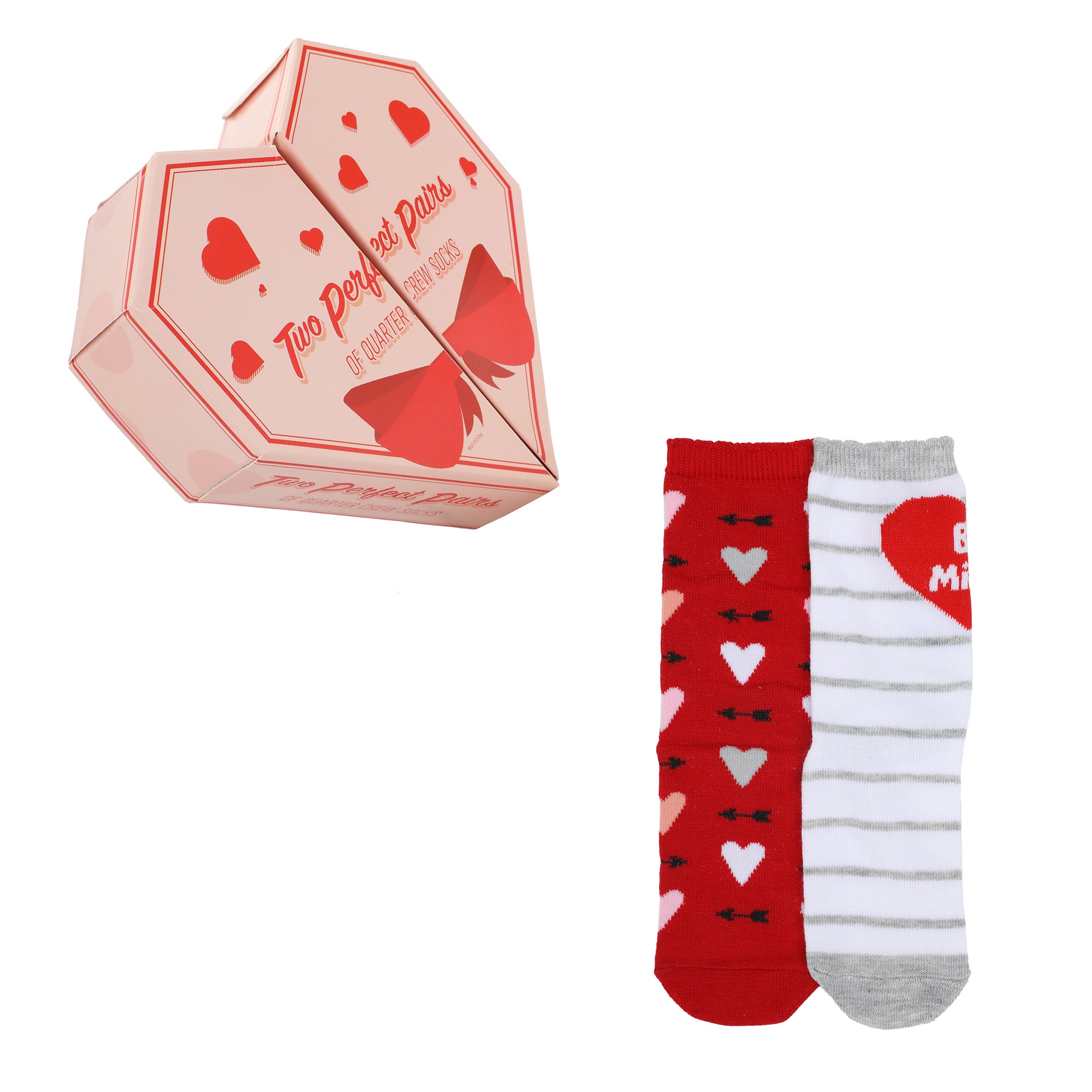 Valentine's Day Youth Crew Socks 2-Pack