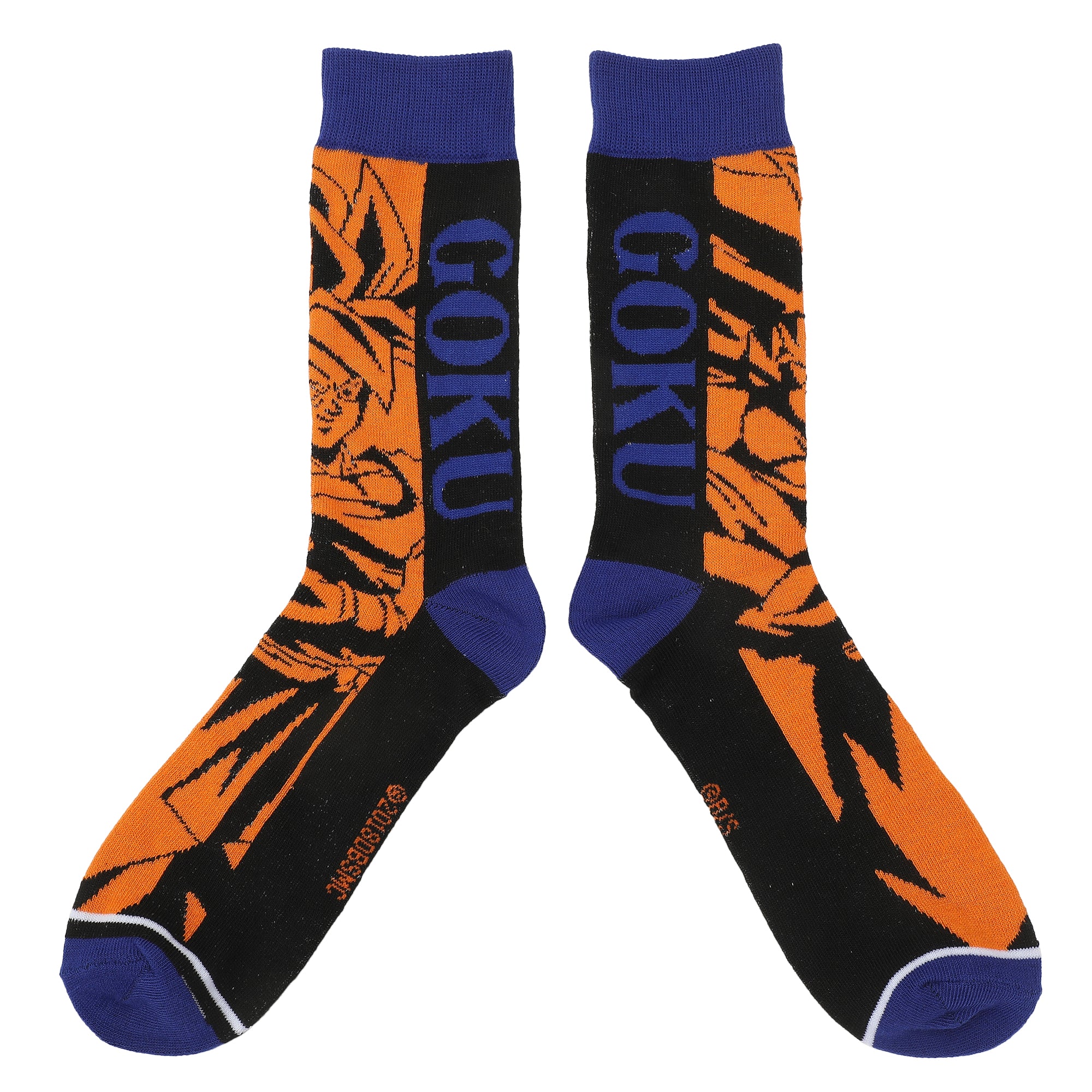 Dragon Ball Anime Characters Adult 5-Pair Casual Crew Socks-OSFA