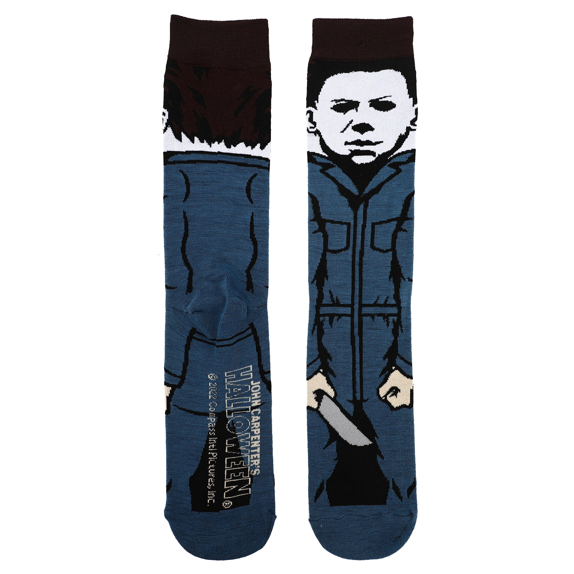 John Carpenter's Halloween Michael Myers 360 Character Men's Casual Crew Socks