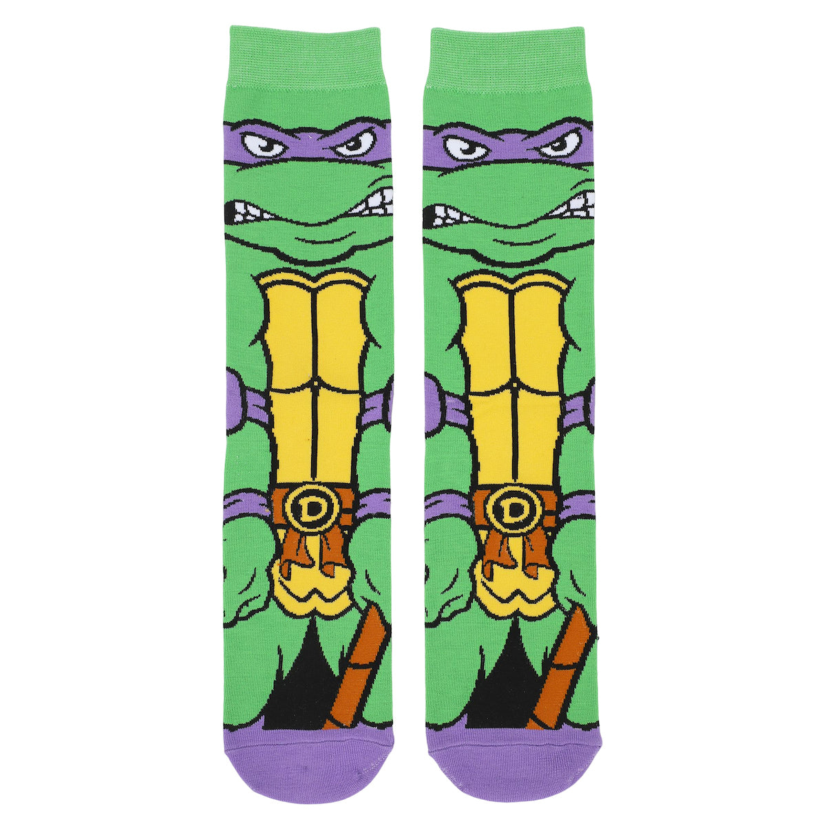 Teenage Mutant Ninja Turtles Donatello Animigos Men's Crew Socks