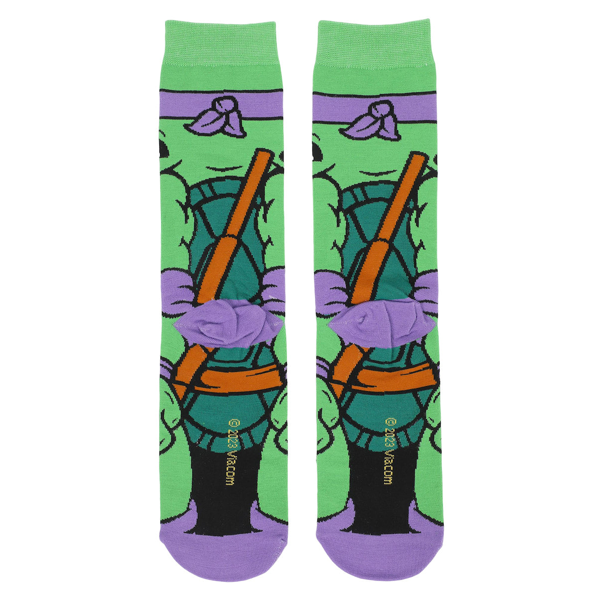 Teenage Mutant Ninja Turtles Donatello Animigos Men's Crew Socks