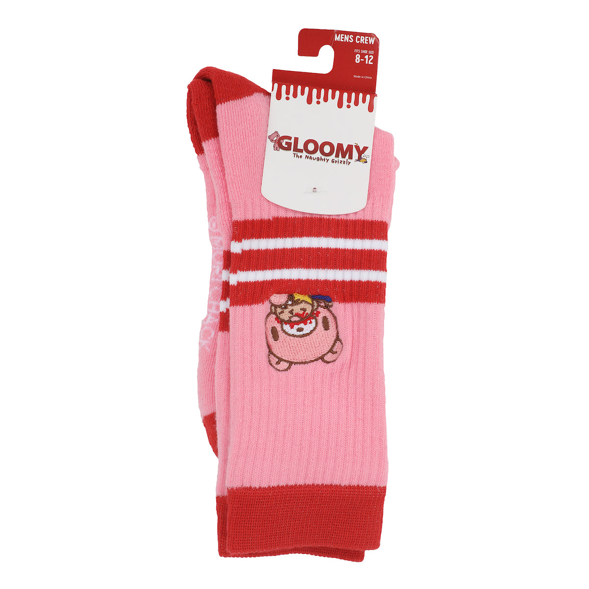 Gloomy Bear Gloomy & Pity Men's Athletic Crew Socks