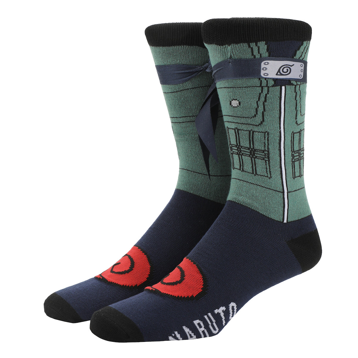 Naruto Kakashi Outfit Men's Crew Socks