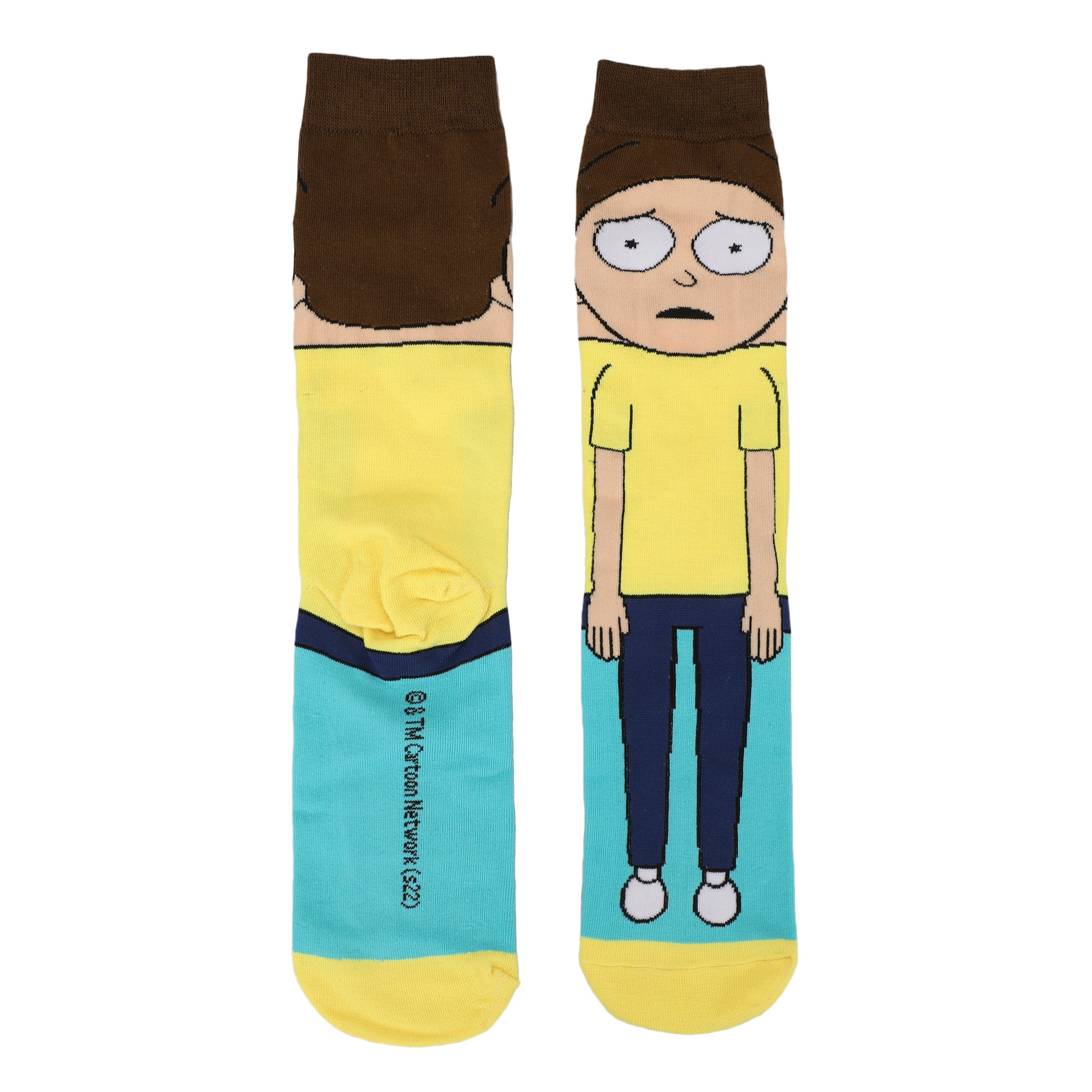 Rick & Morty Animigos Characters Men's 3-Pack Casual Crew Socks