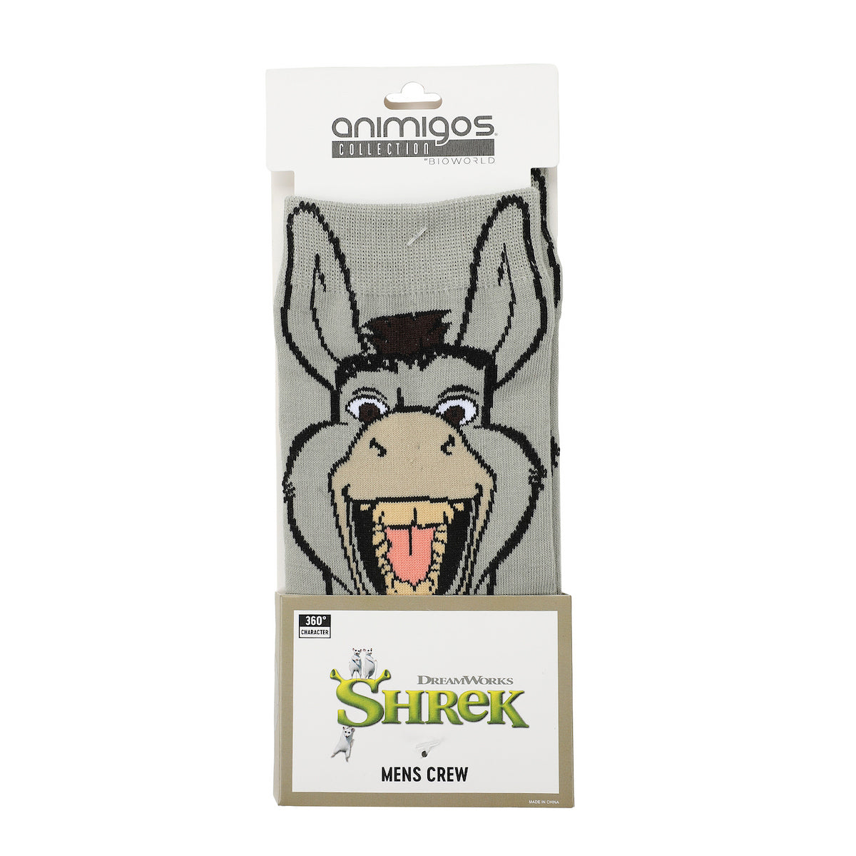 Shrek Donkey Men's Casual Crew Socks
