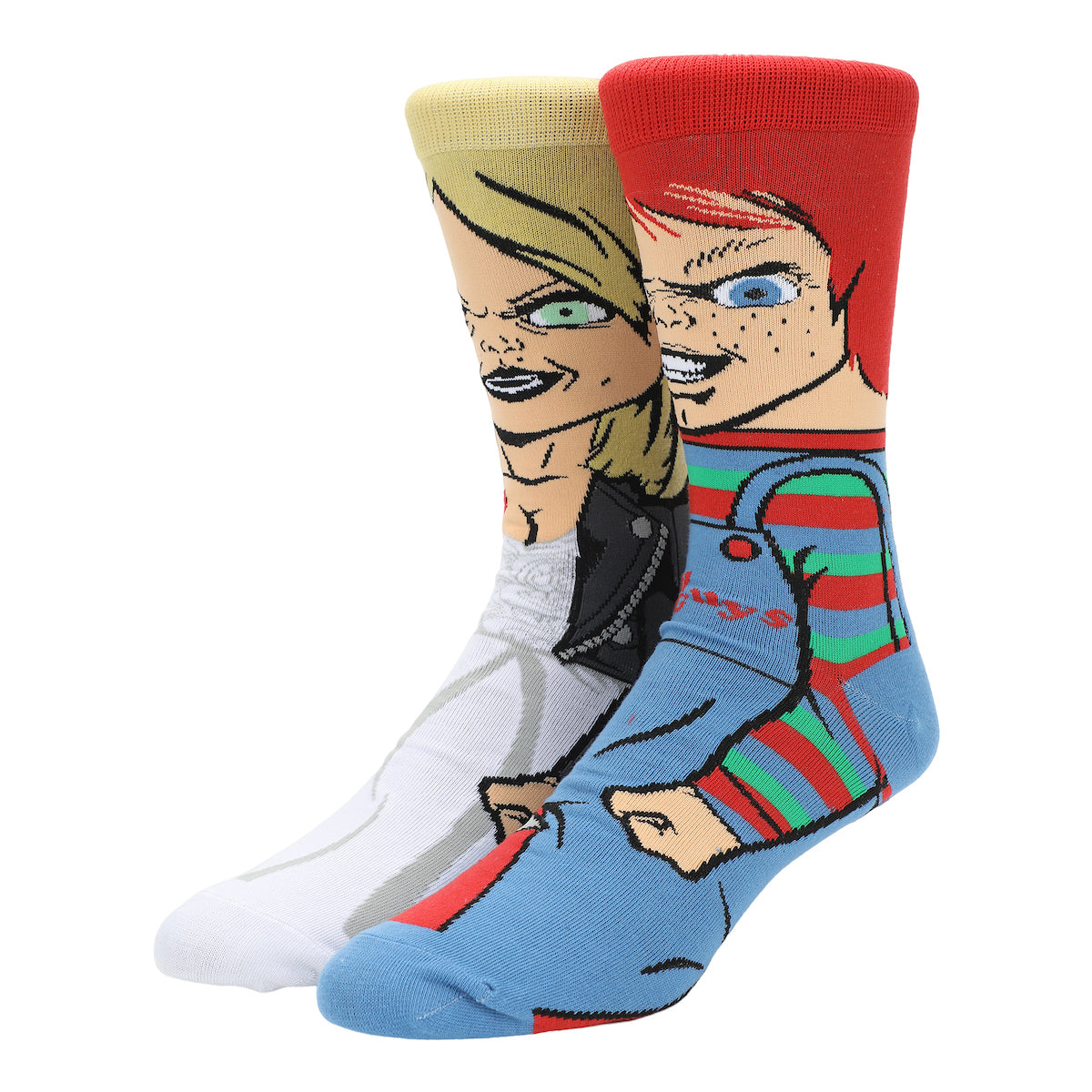 Chucky Tiffany & Chucky Adult Animigos Crew Socks