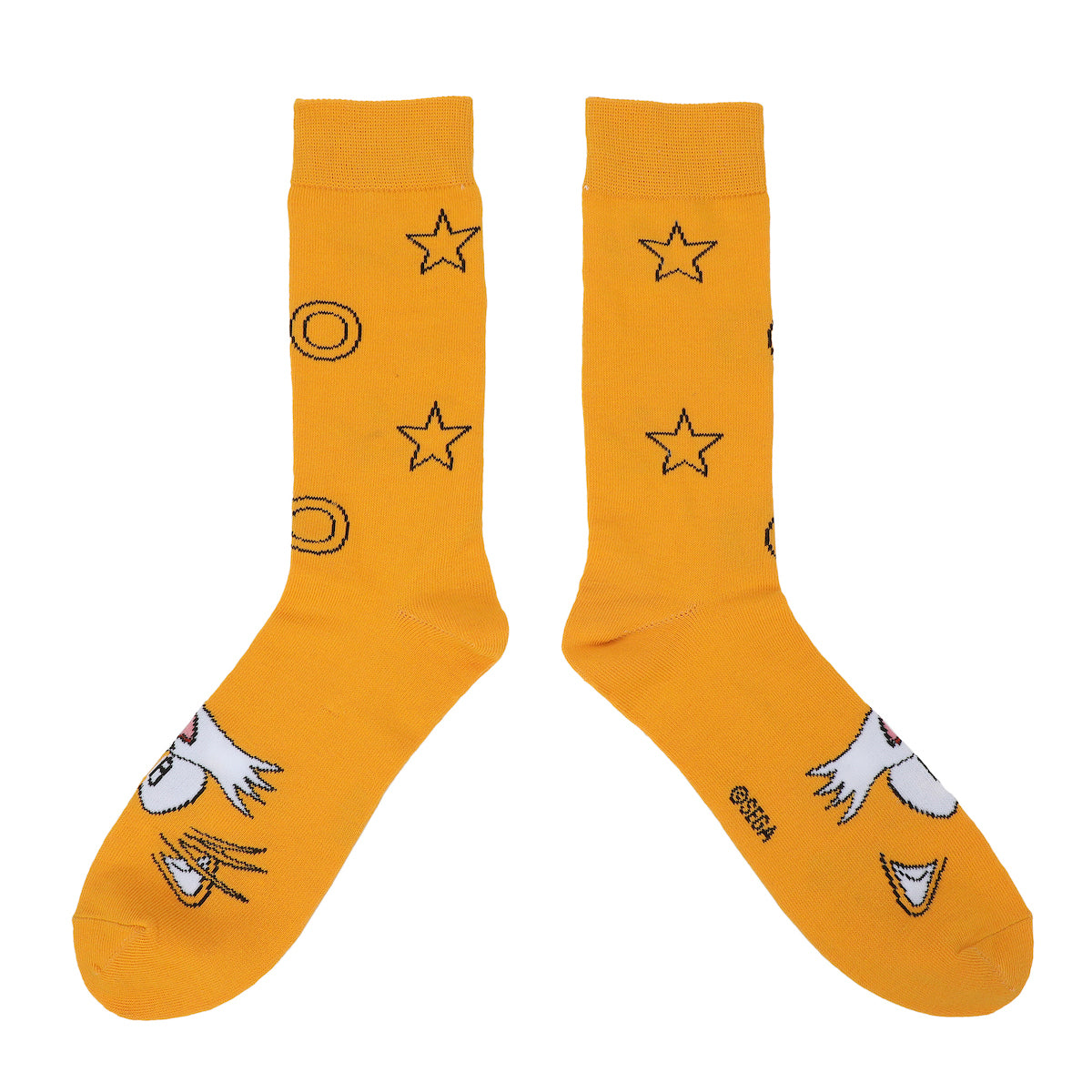 Sonic The Hedgehog Character Patterns 3-Pair Adult Casual Crew Socks
