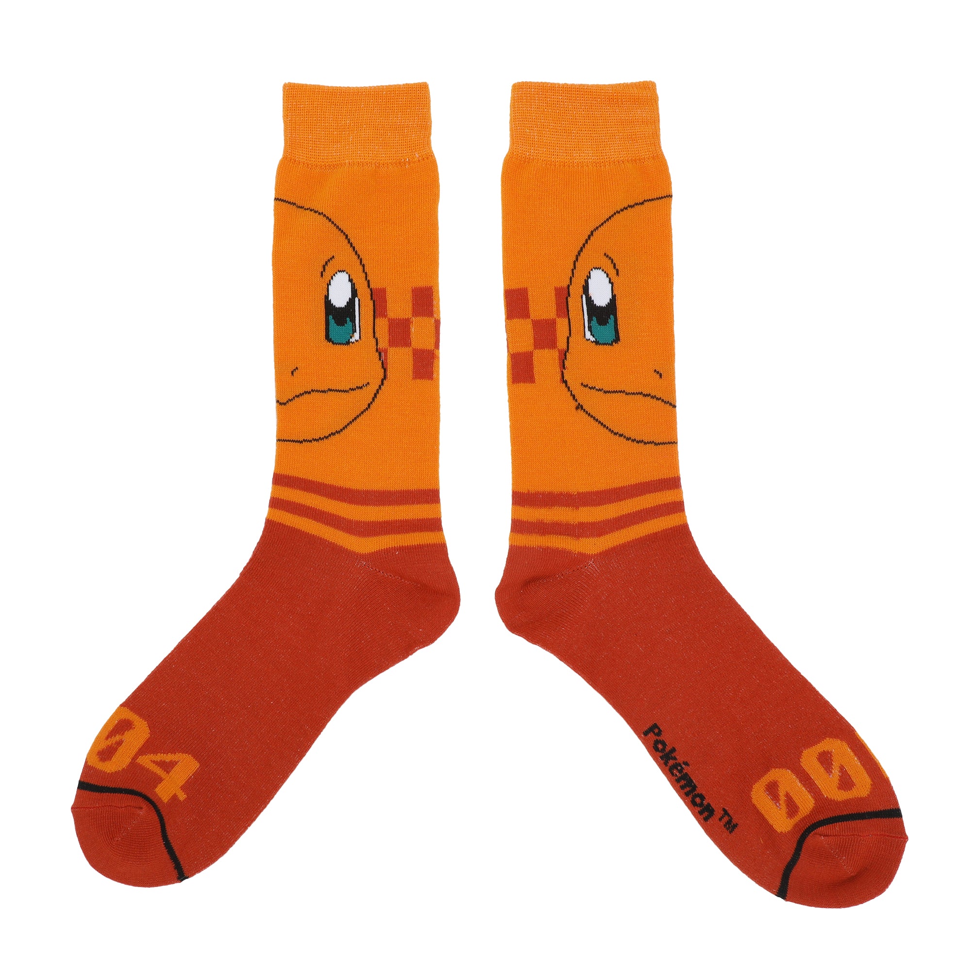 Pokemon Faces With Pokedex Numbers Men's 5-Pair Casual Crew Socks