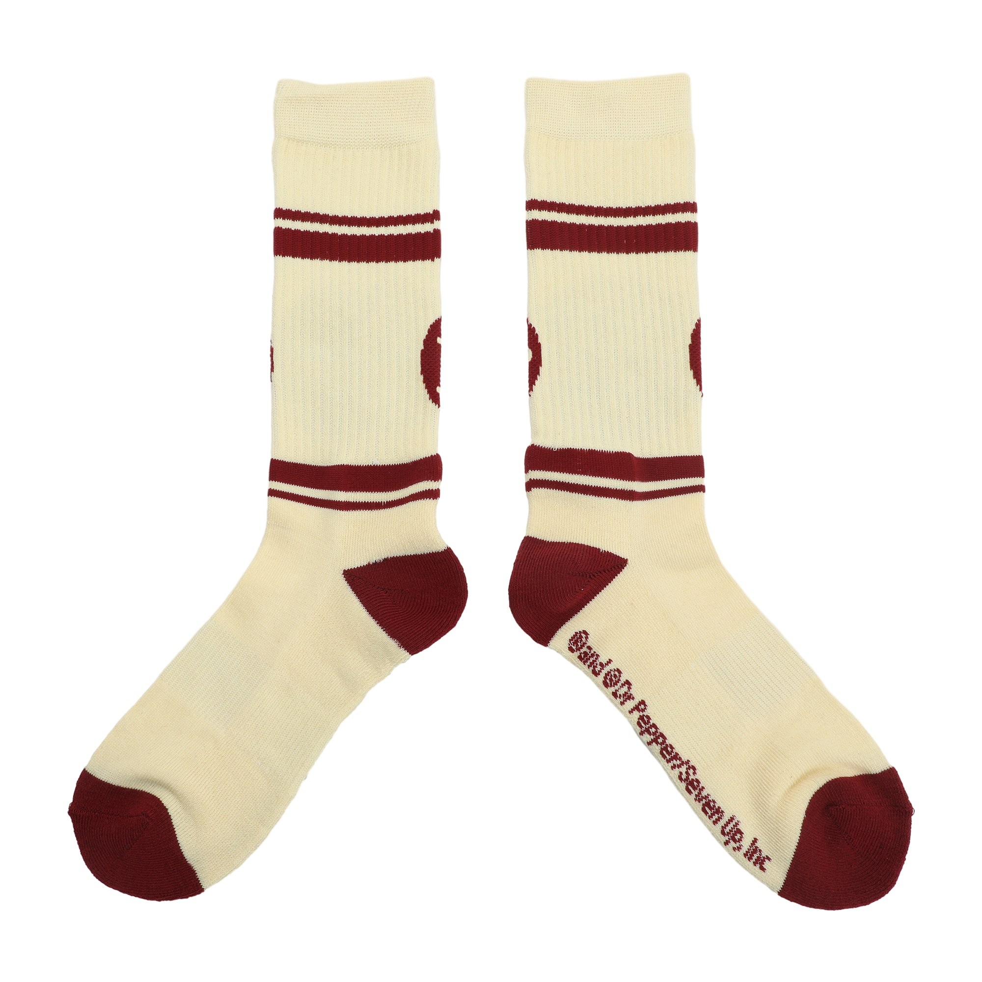 Dr Pepper Vintage Soda Logo Men's Casual Crew Socks