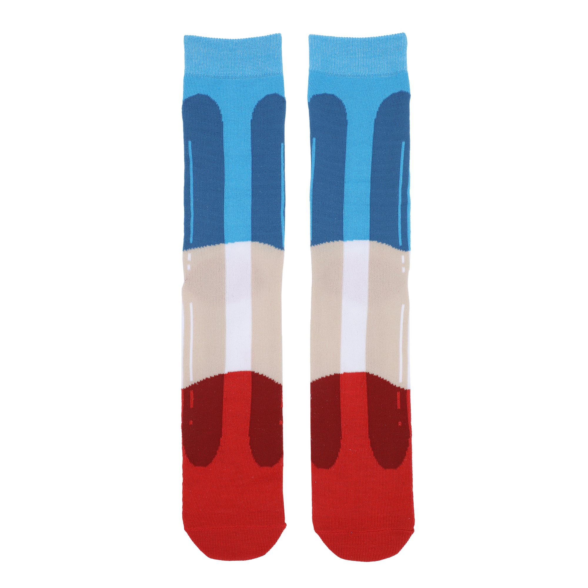 Ice Cream Truck Treats 3-Pair Men's Casual Crew Socks-OSFA