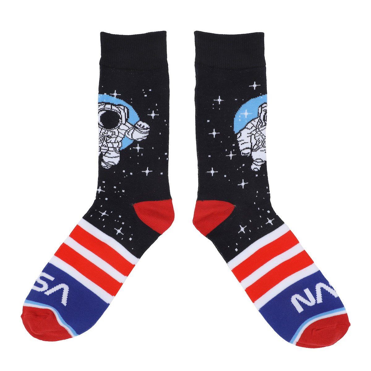 Nasa Astronauts Adult 5-Pair Casual Crew Socks