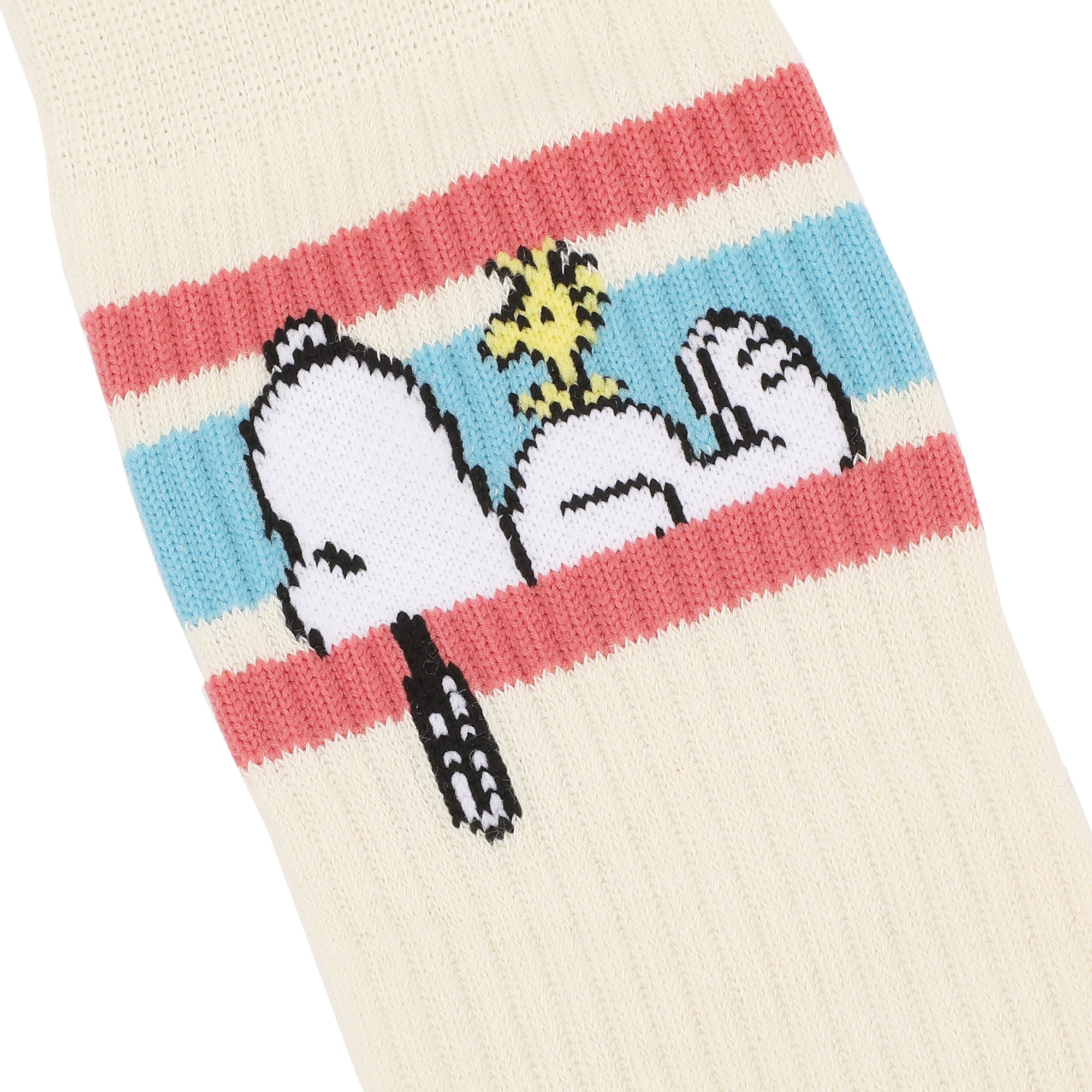 Peanuts Snoopy Varsity Stripes Mens Athletic Crew Socks