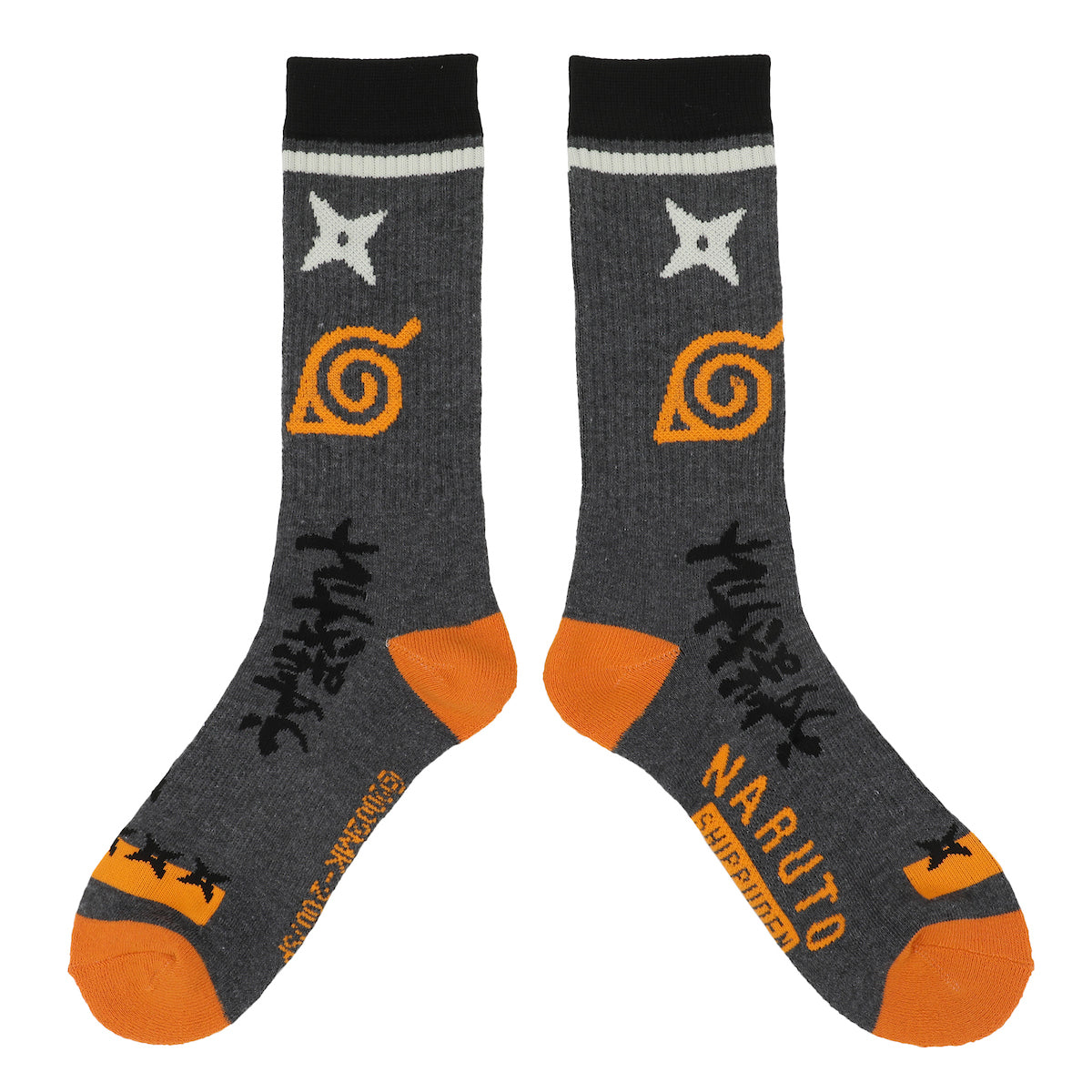 Naruto Shinobi 3-Pack Adult Athletic Crew Socks