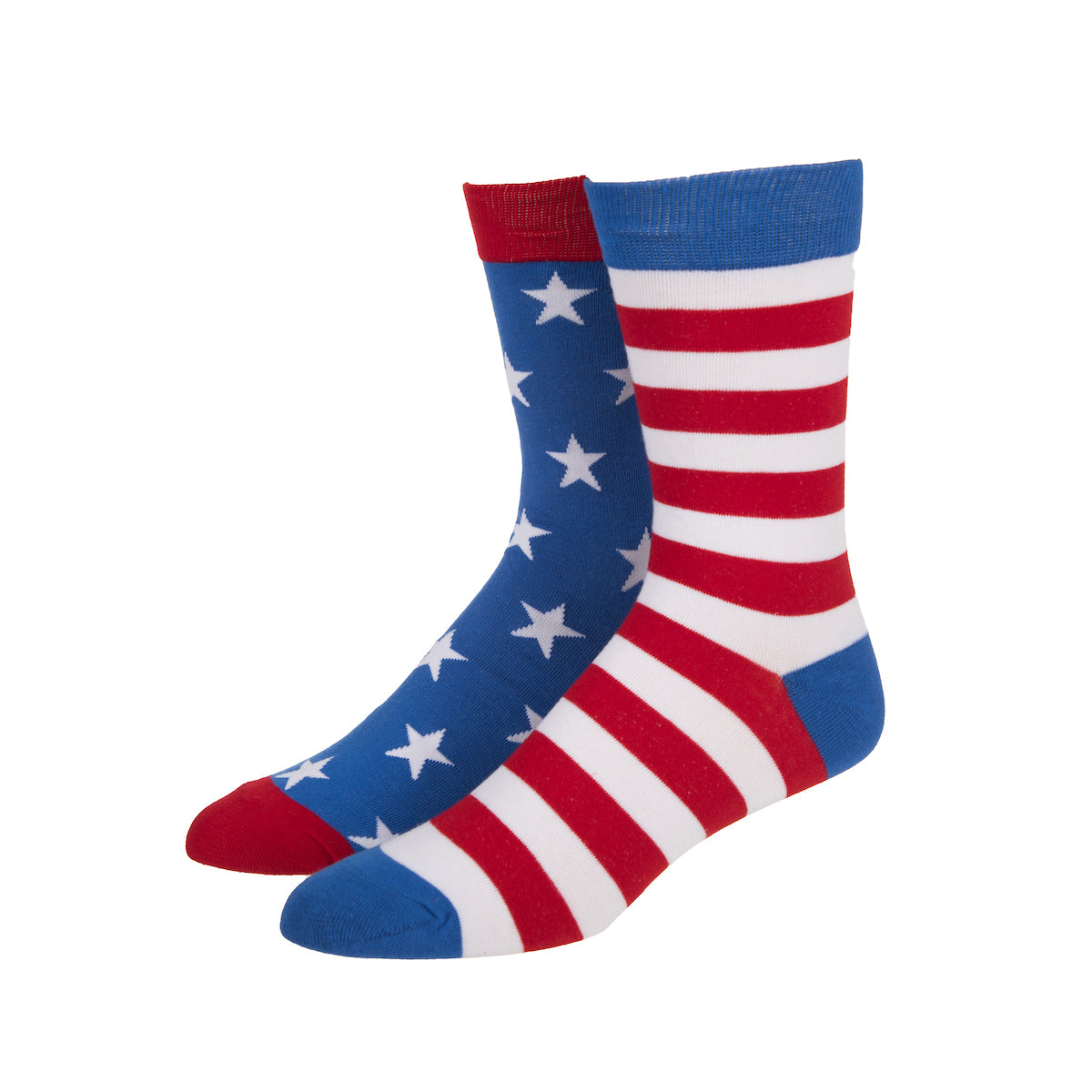 Bioworld American Flag Stars & Stripes Mens Crew Socks