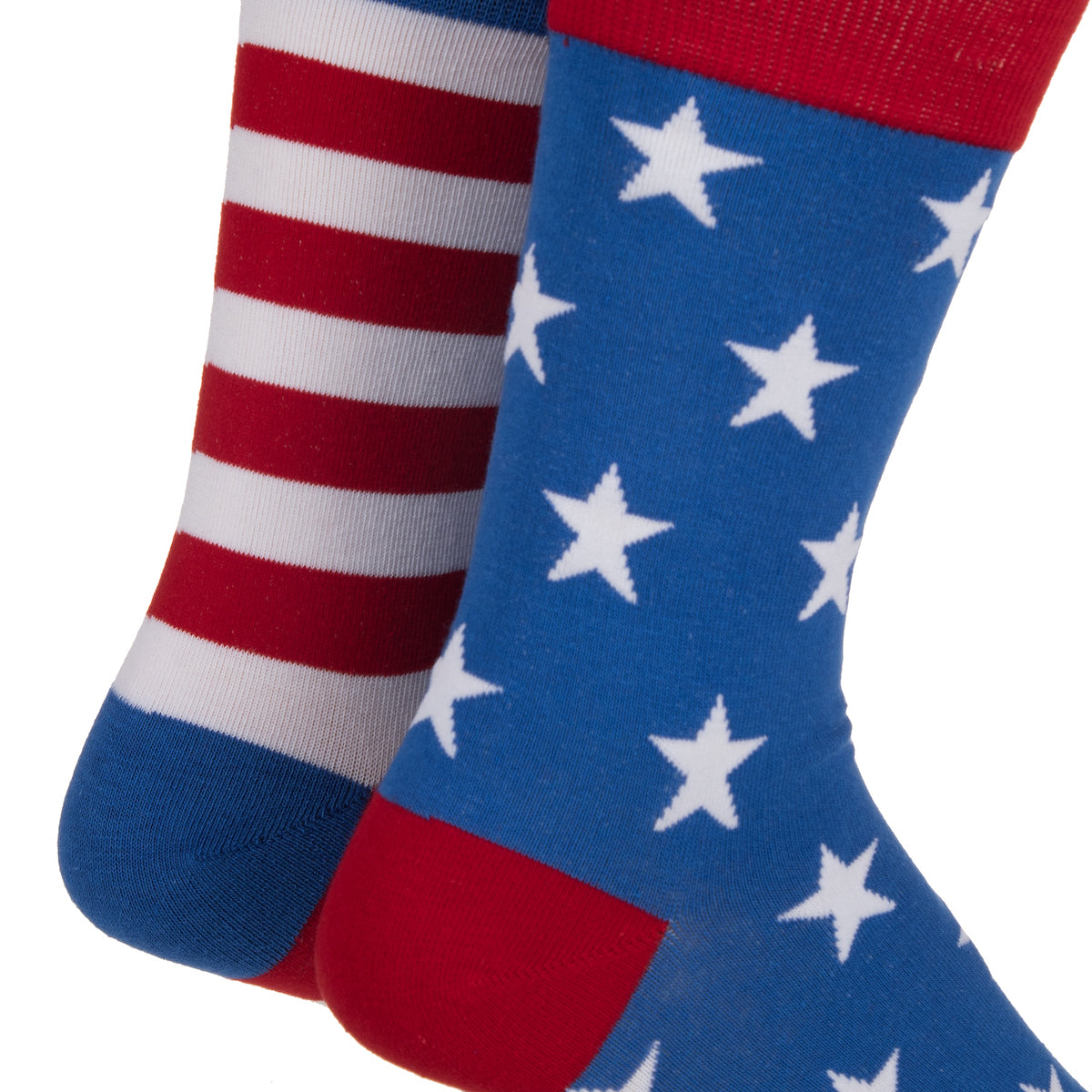 Bioworld American Flag Stars & Stripes Mens Crew Socks