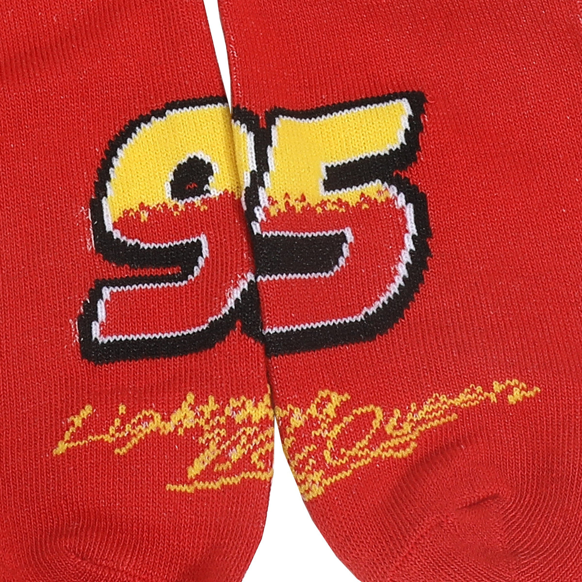 Cars Lightning McQueen Crew Sock for Adult Men