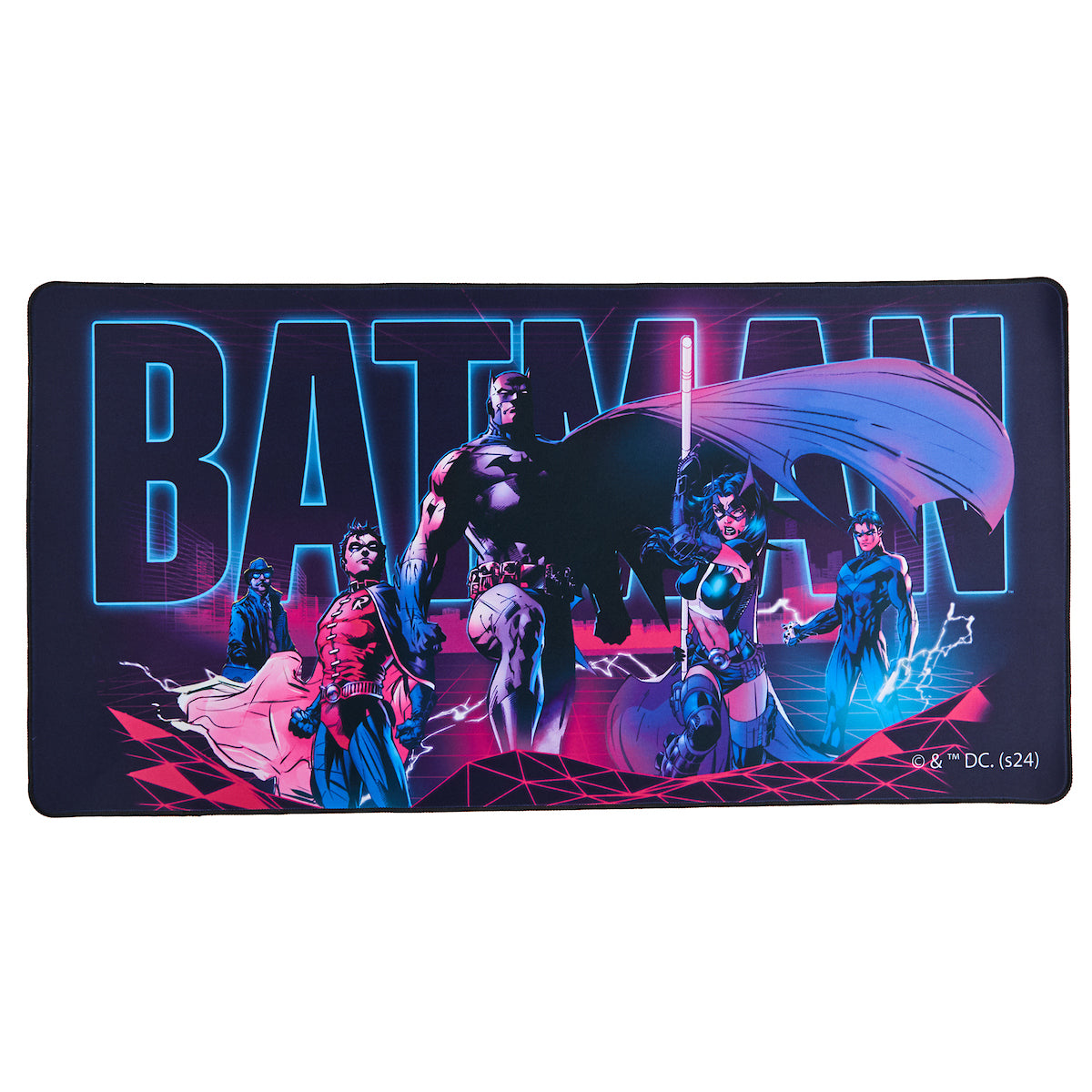 Batman Group Shot 31.5" x 15.5" Black Desk Mat